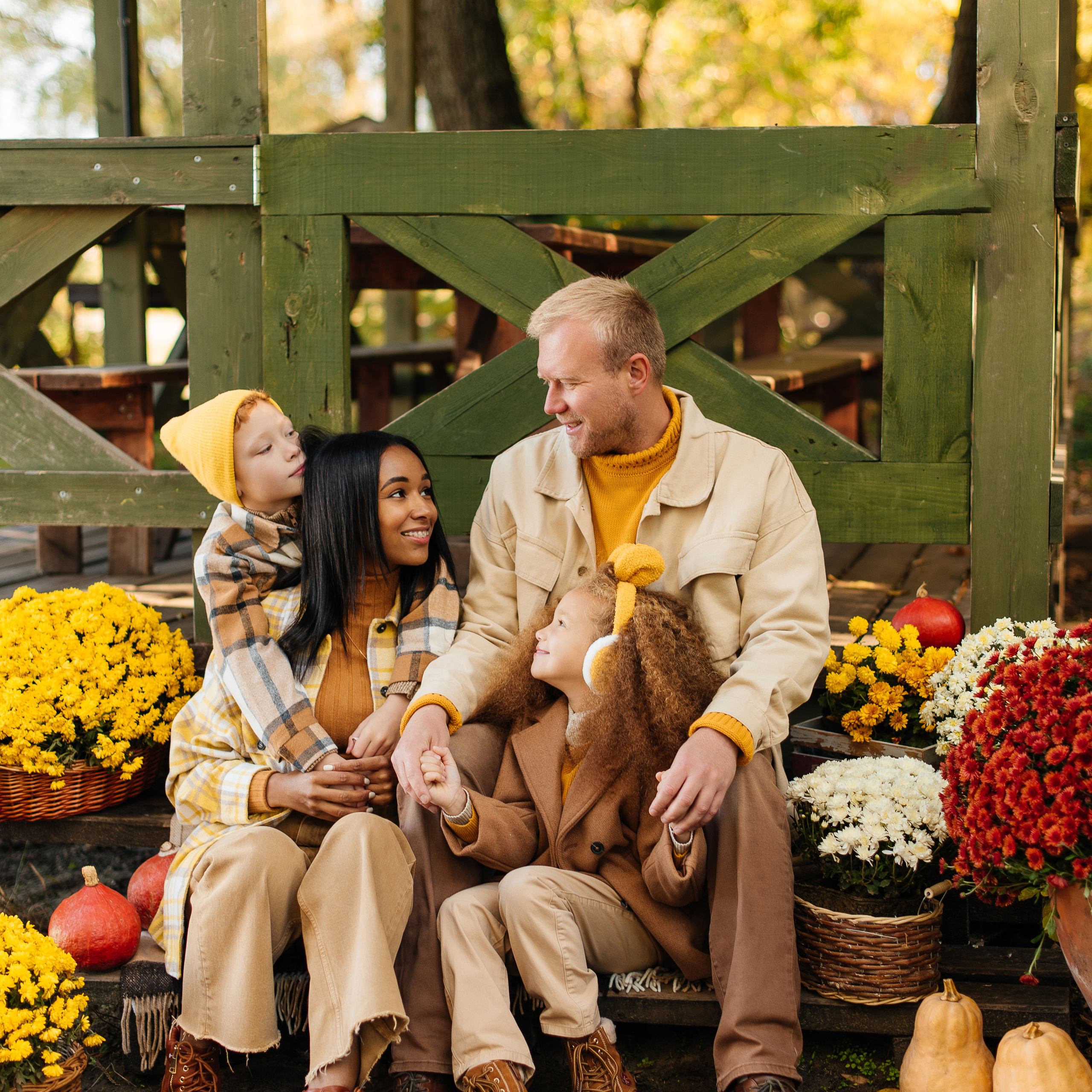 Семейная осенняя фотосессия