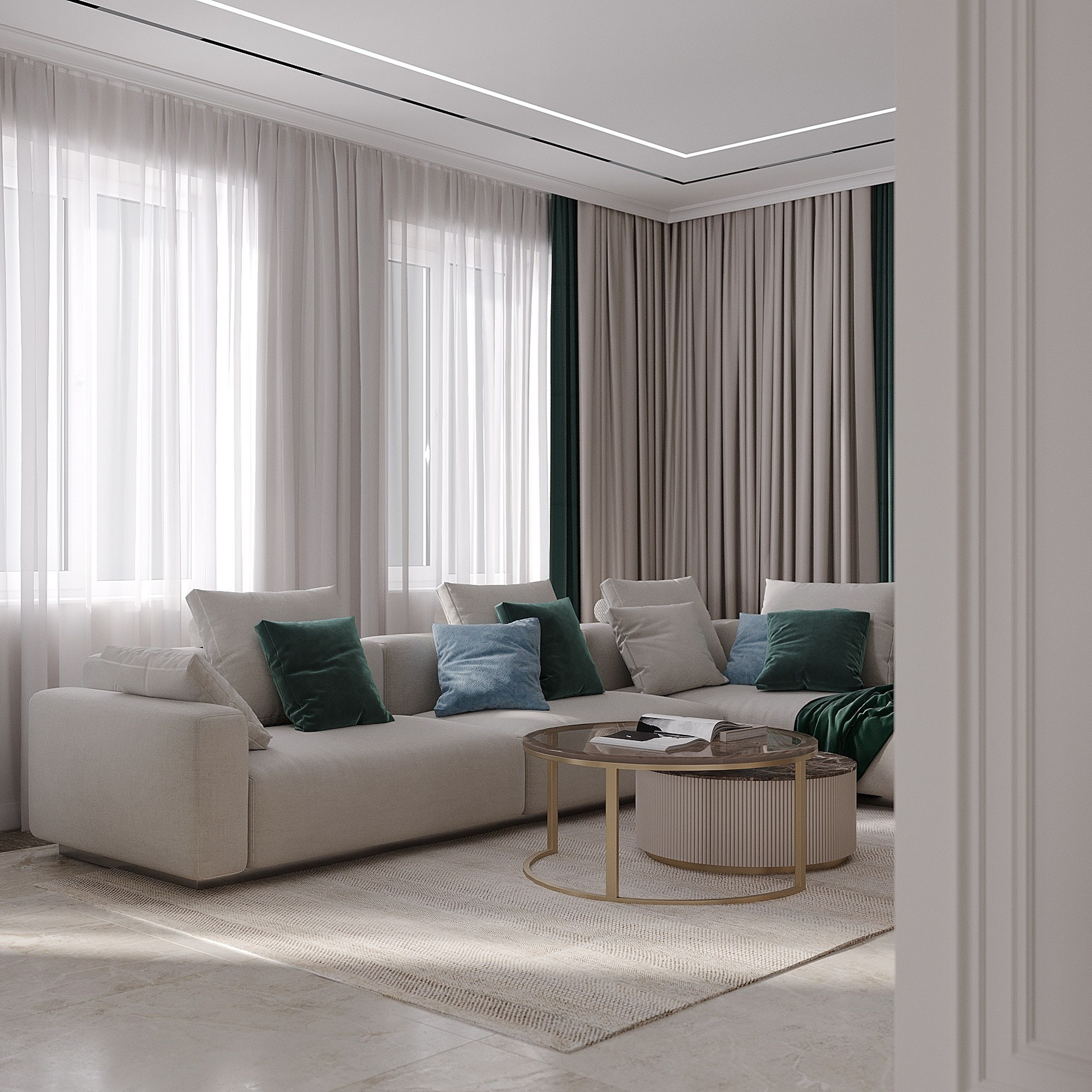 Экодолье / дом 120 м². Дизайнер интерьера Кристина Дедова / Оренбург, Москва