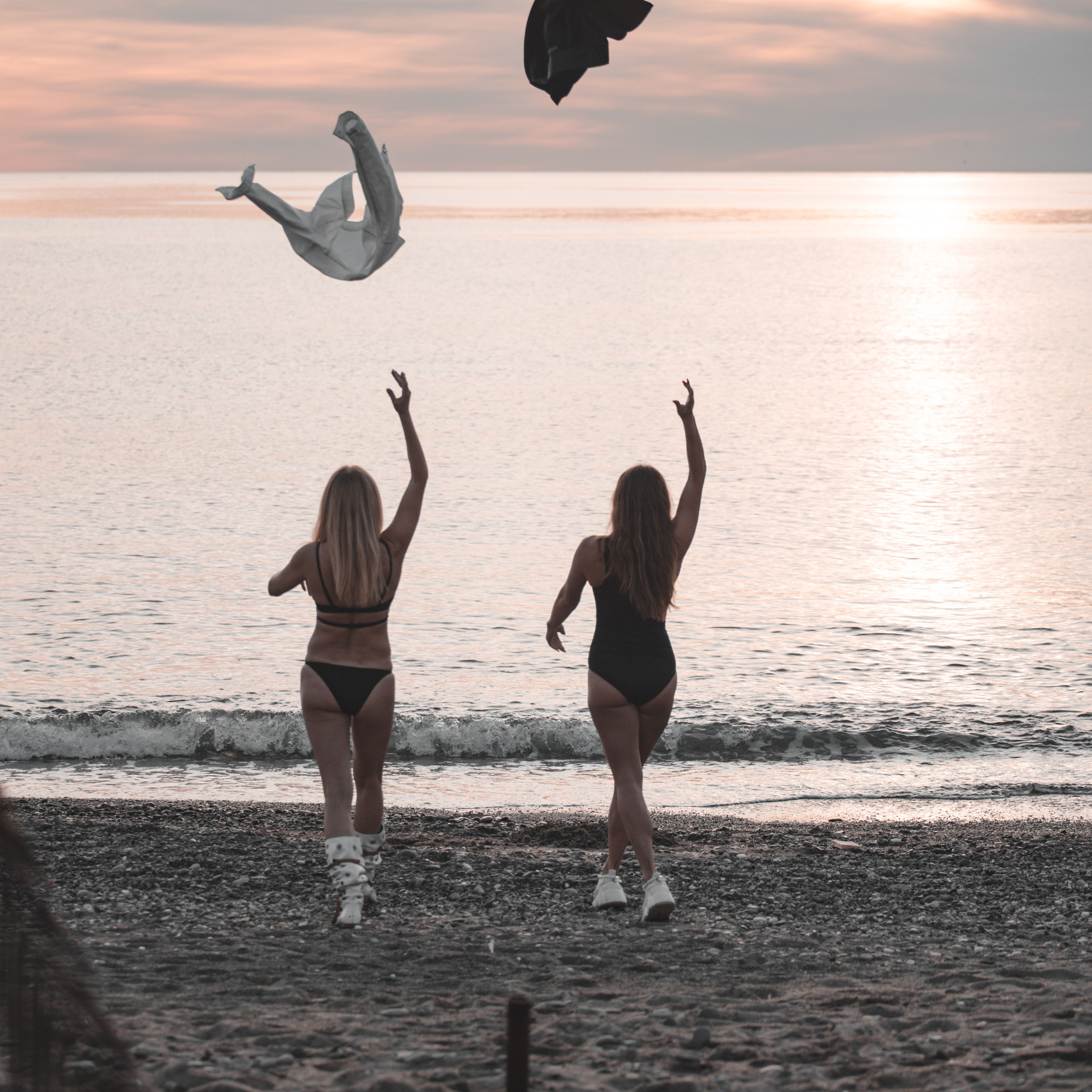 sunset on the beach