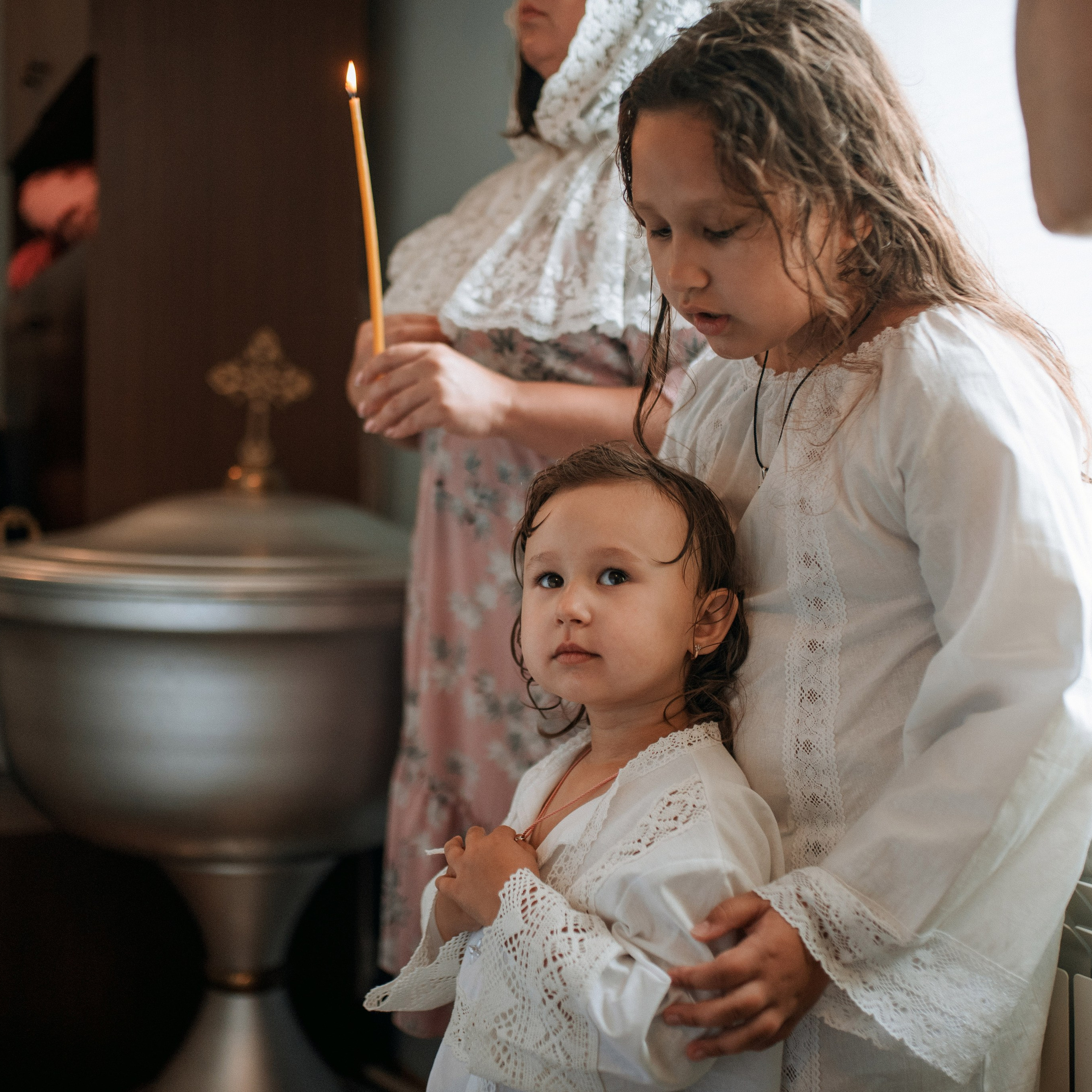 Крещение Даши и Алены