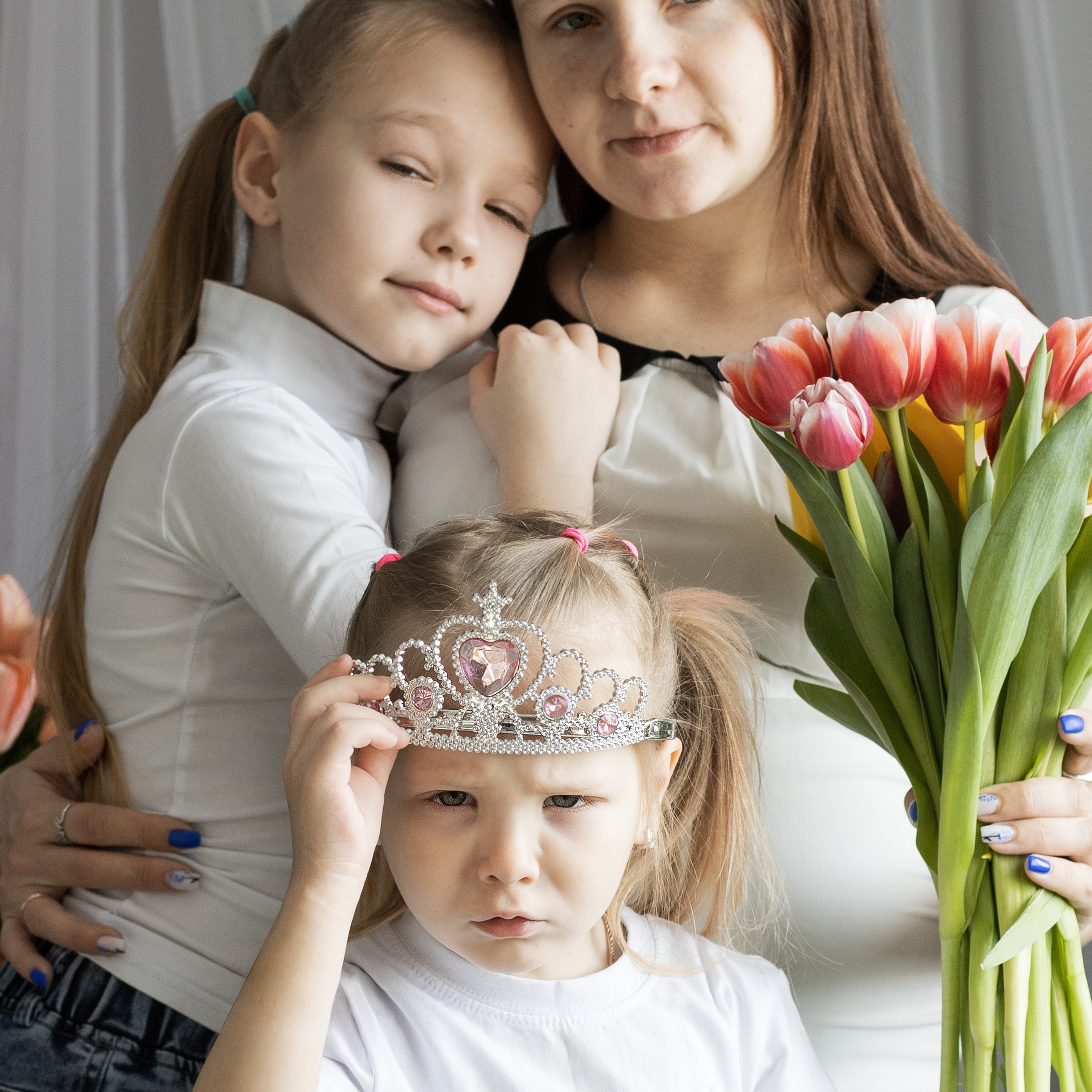 Оля и дочки