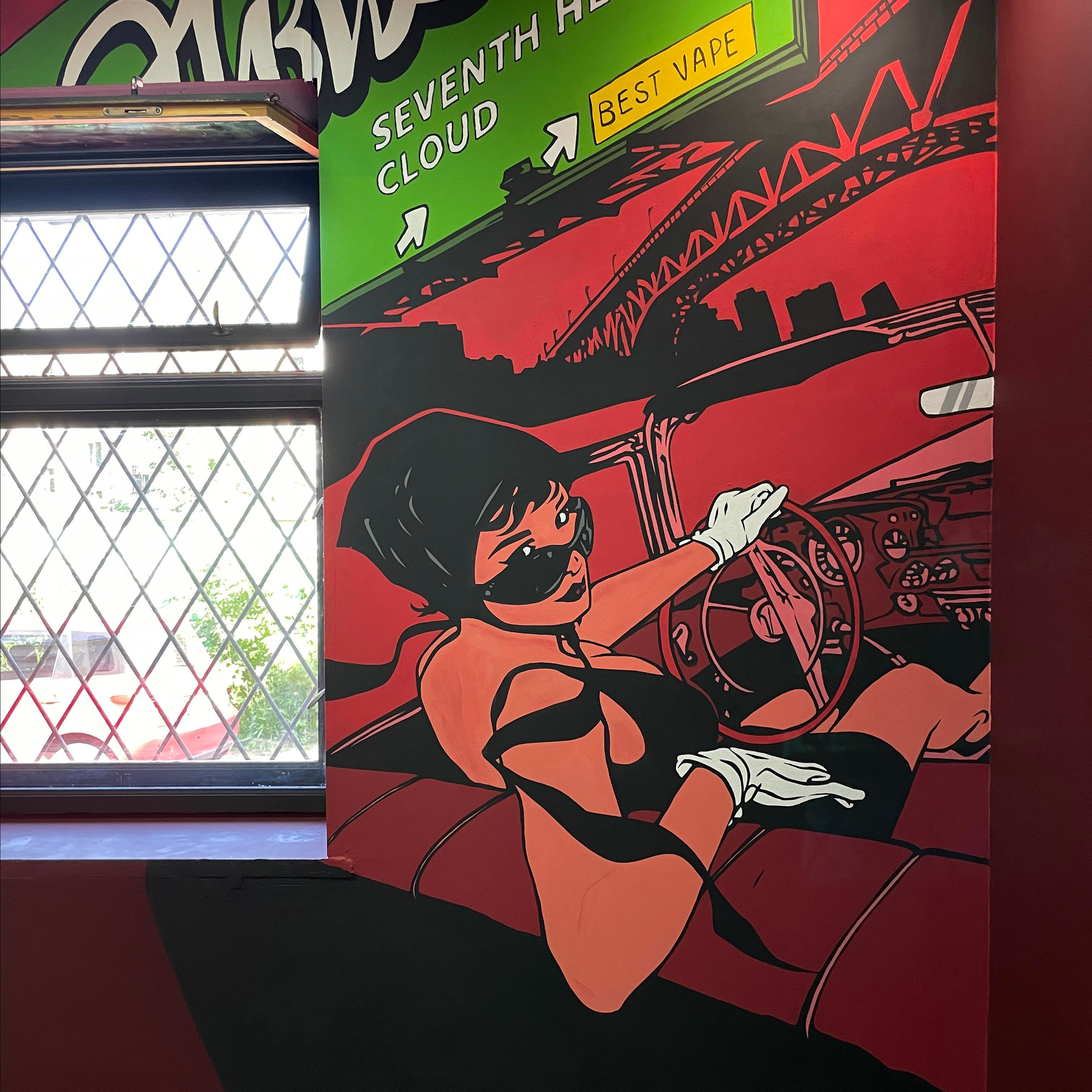 Роспись стен. Усть-Каменогорск. Durnikin