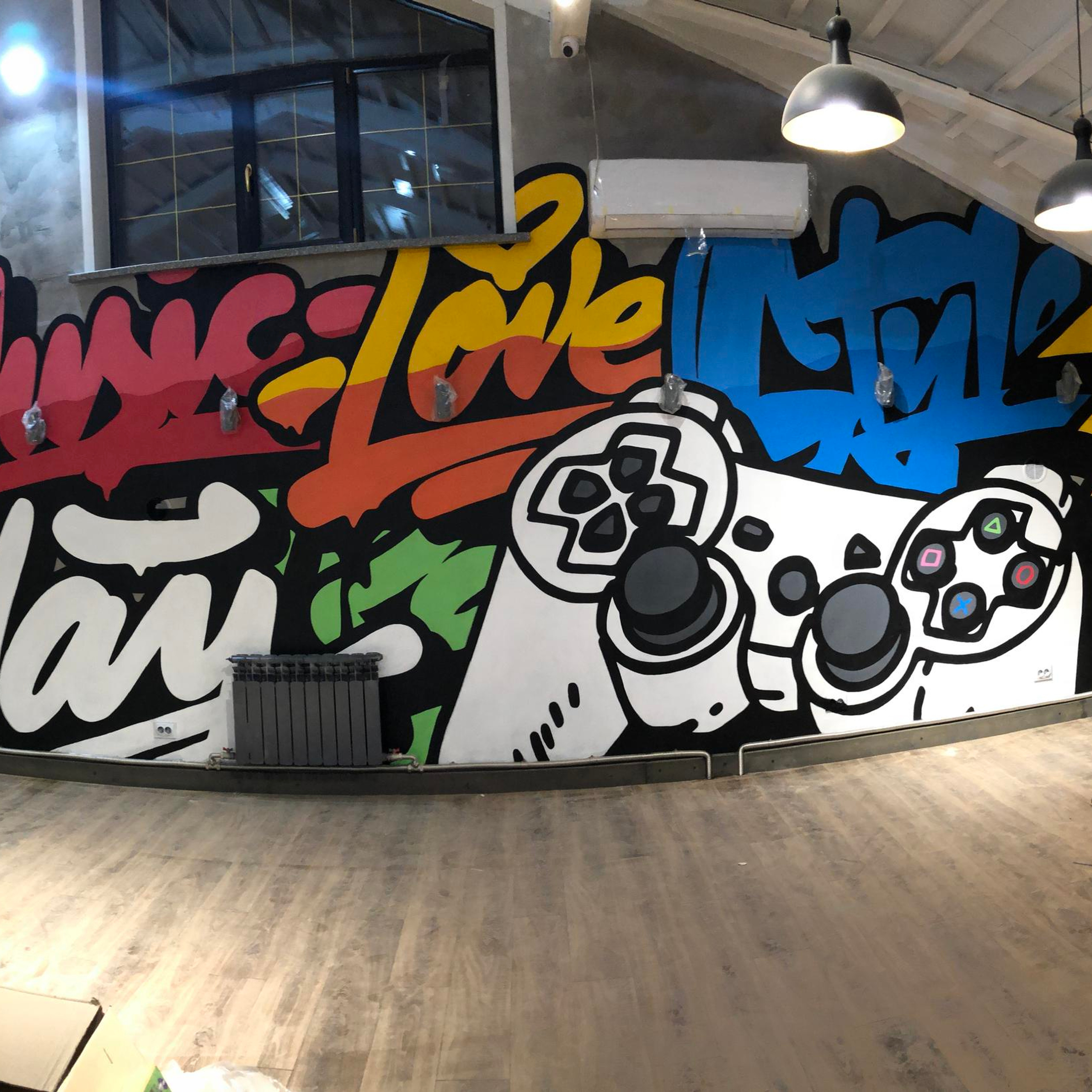 Роспись стен. Усть-Каменогорск. Durnikin