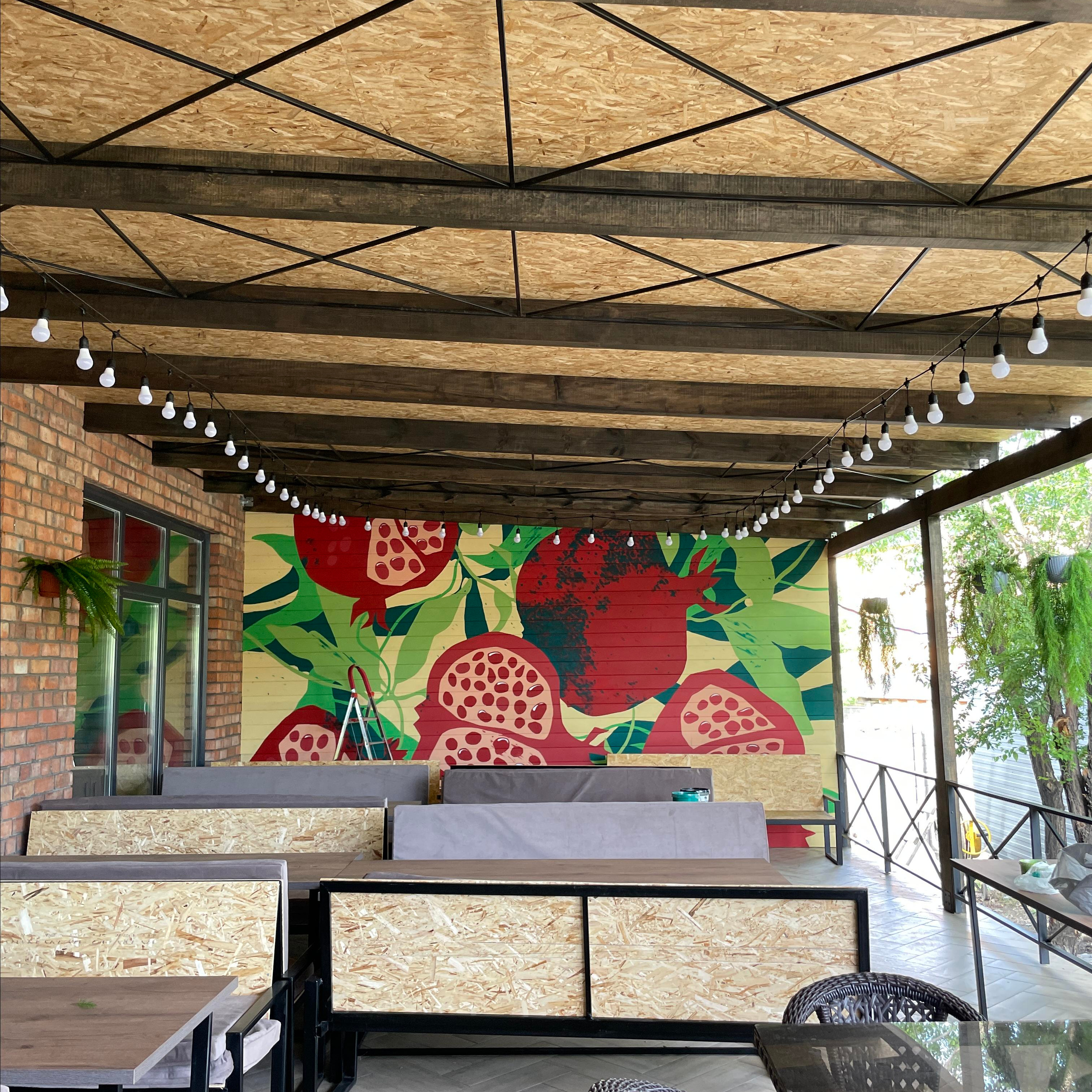 Роспись стен. Усть-Каменогорск. Durnikin