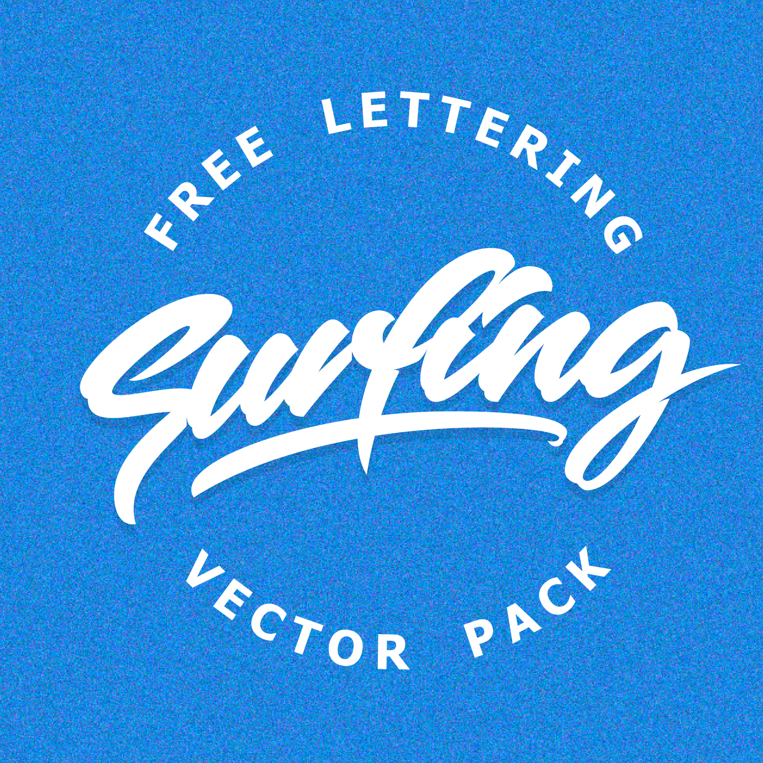 SURFPACK - free surfing lettering vector words