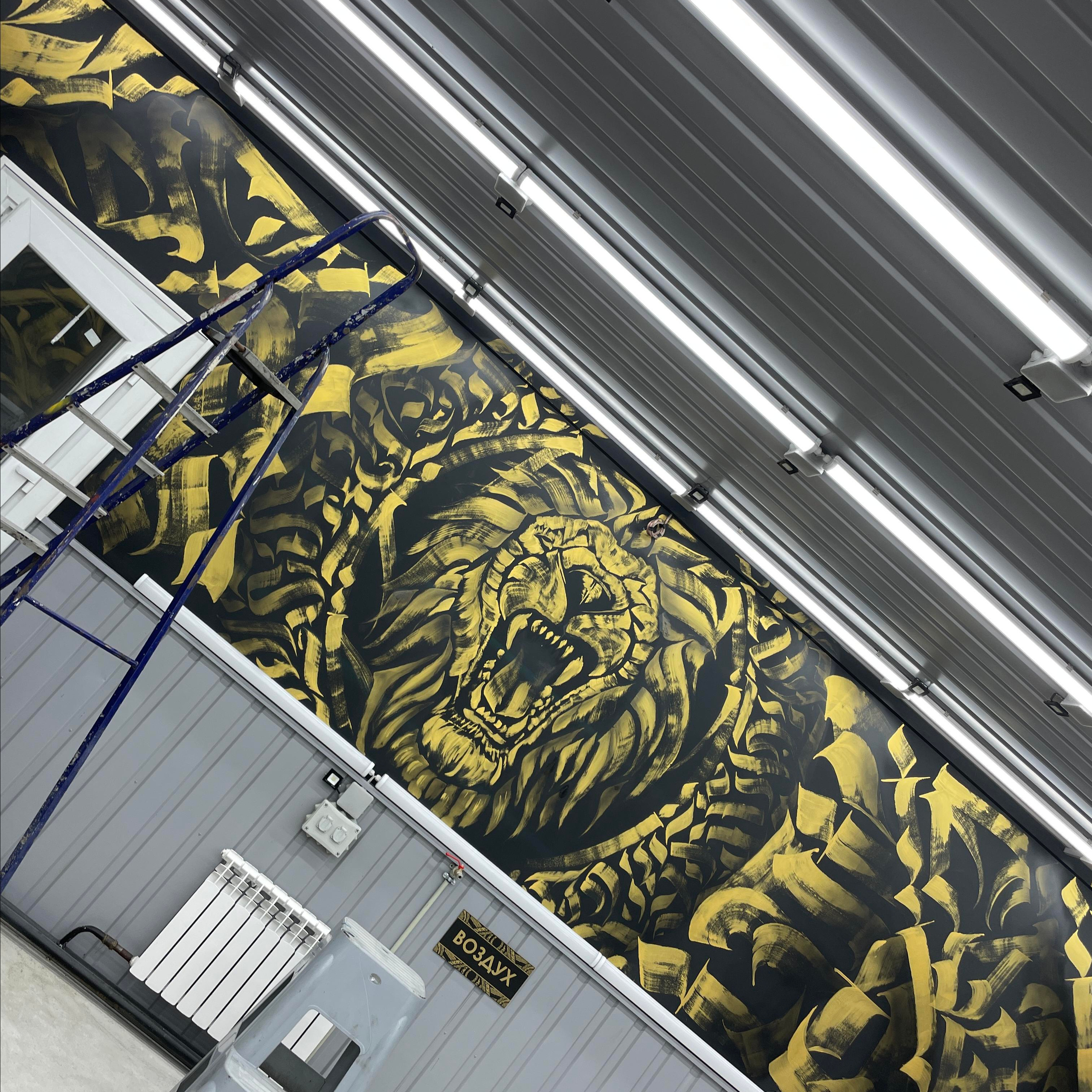 Роспись стен. Усть-Каменогорск. Durnikin