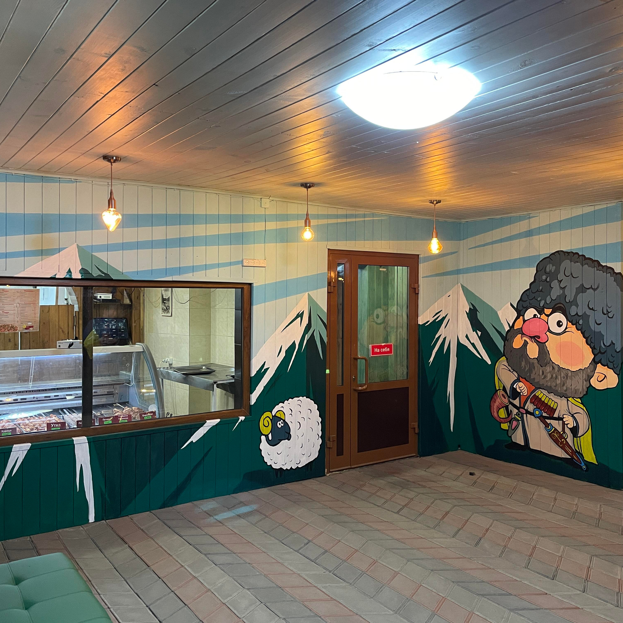 Роспись стен. Усть-Каменогорск. Durnikin