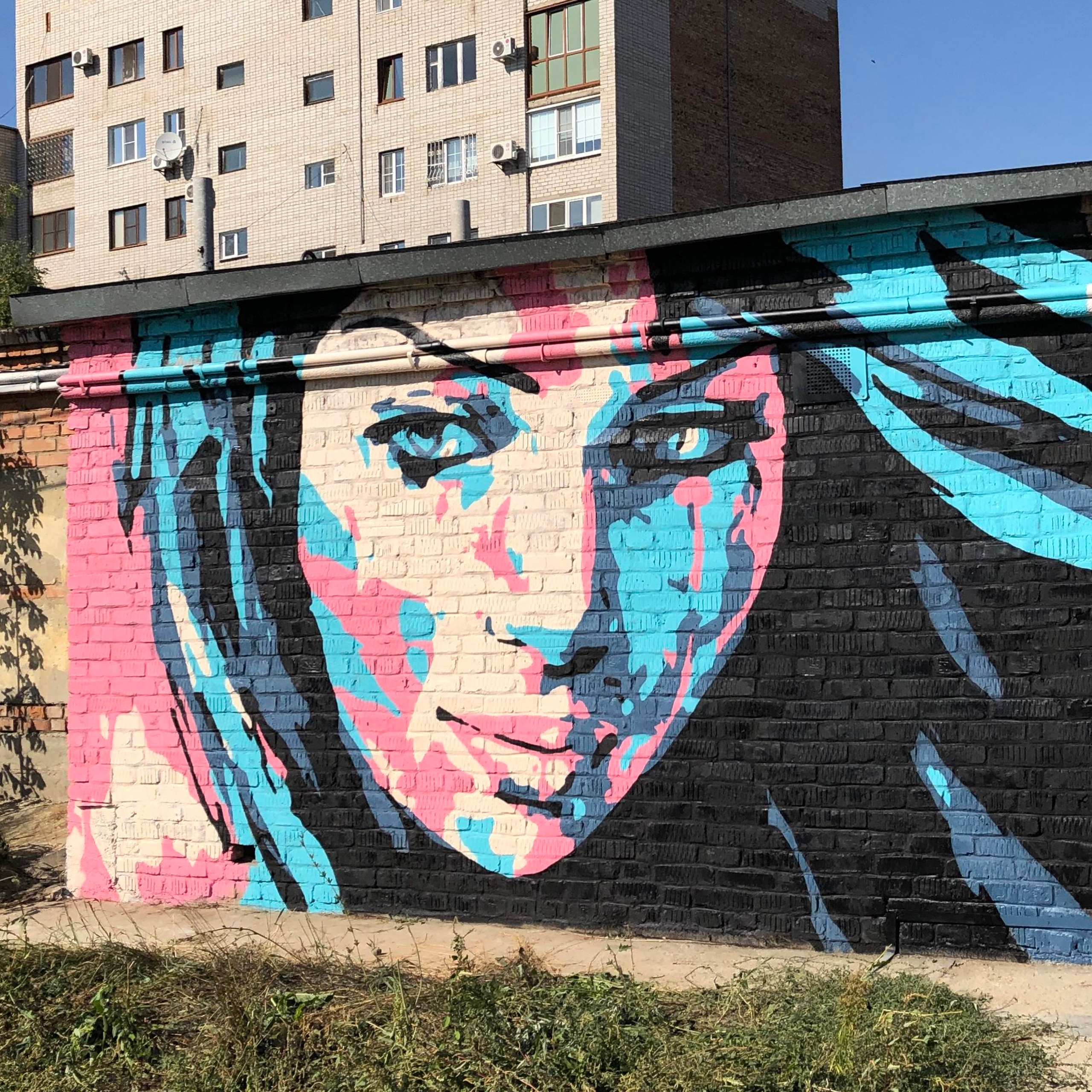 Роспись стен. Усть-Каменогорск. Durnikin