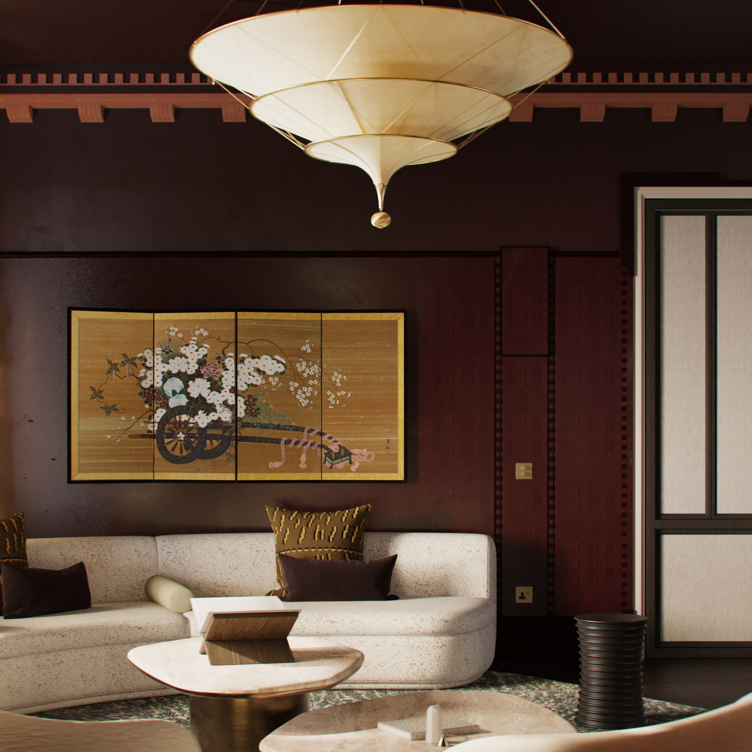 Частная резиденция в стиле Ар-деко и шинуазри 280 m²