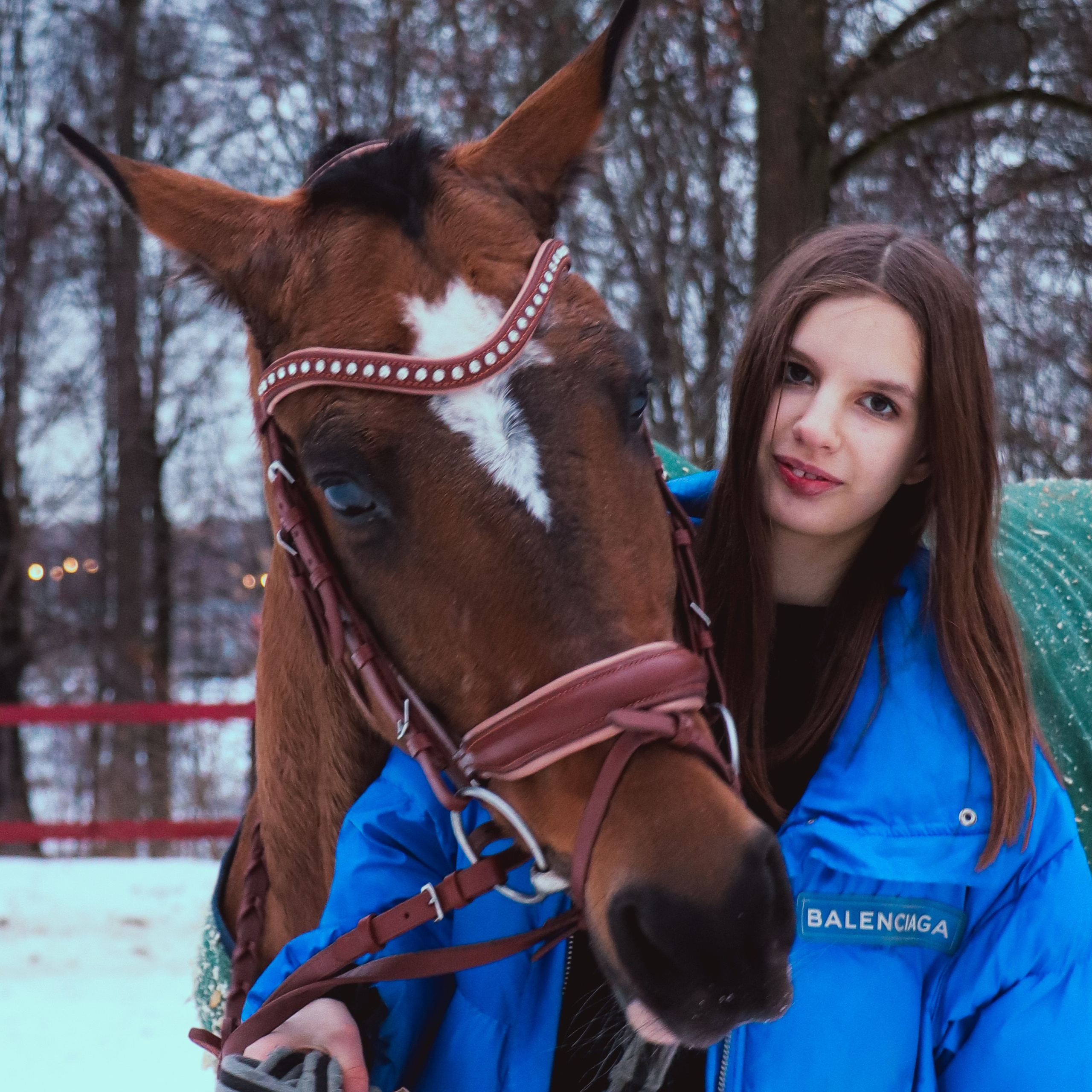 Девочка с конём