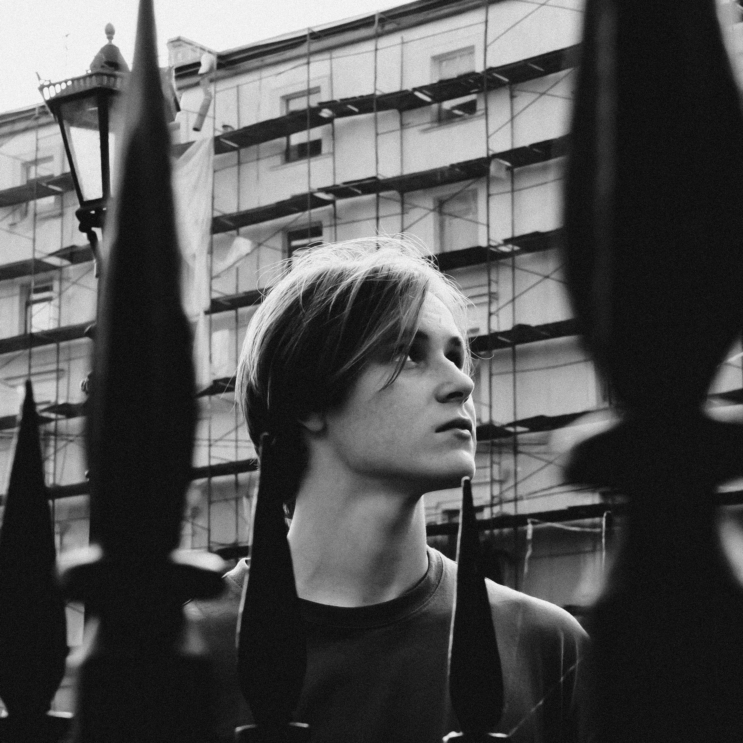 Евгений. Улицы города. ЧБ