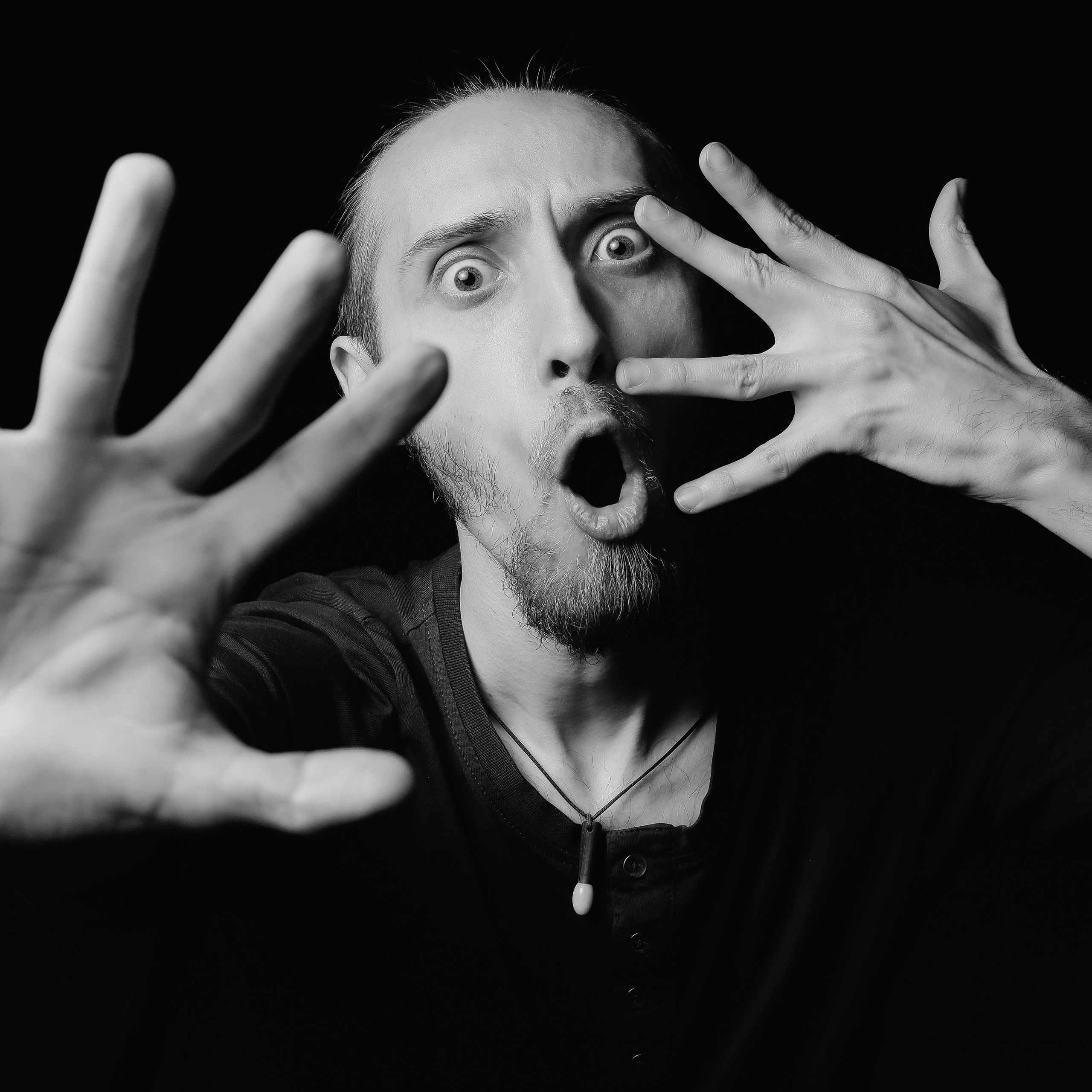 Александр, ЧБ портрет