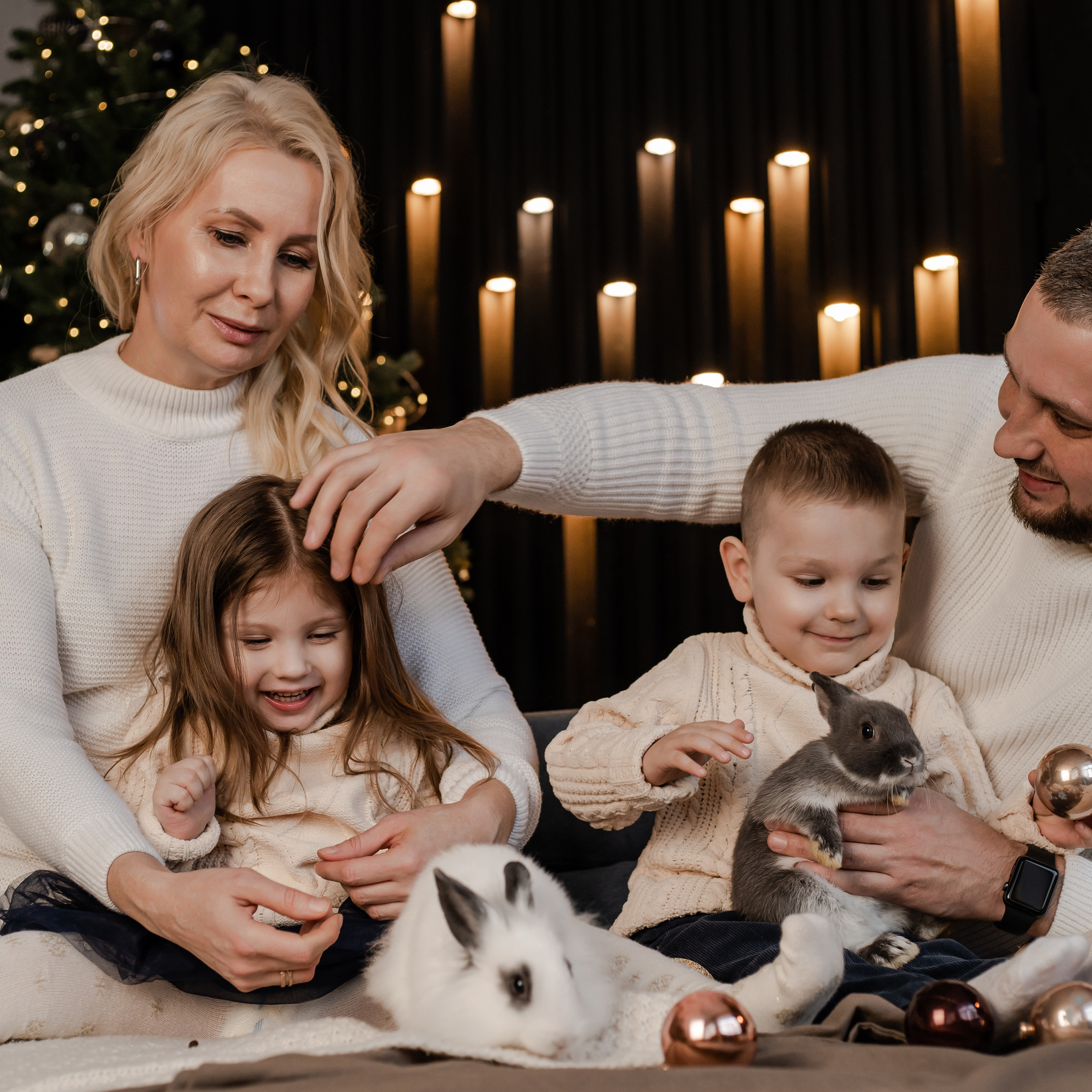 Новый год с крольчатами