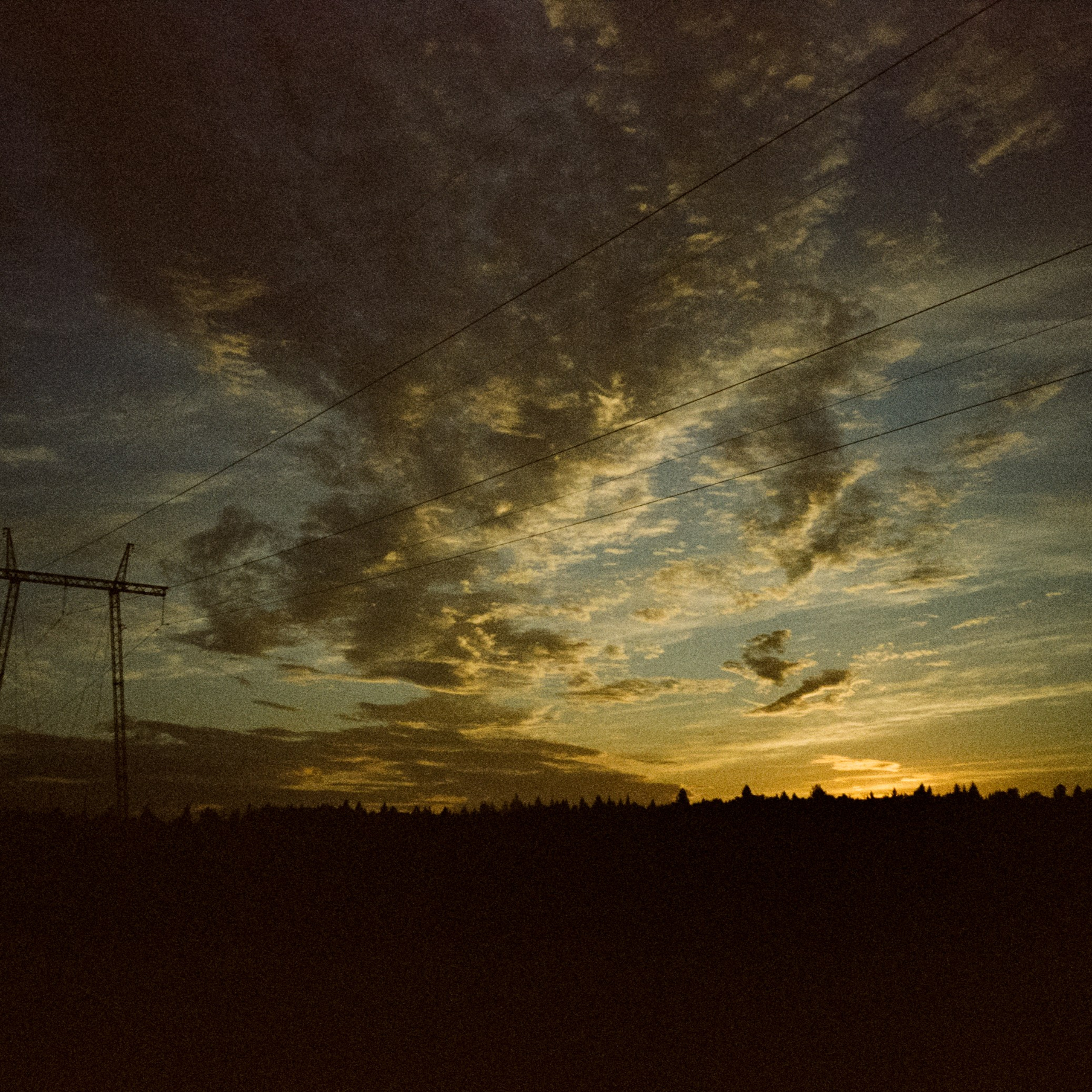 Ricoh MF-1 / Fujifilm X-tra 400 (просрочка) / Закат в Котово