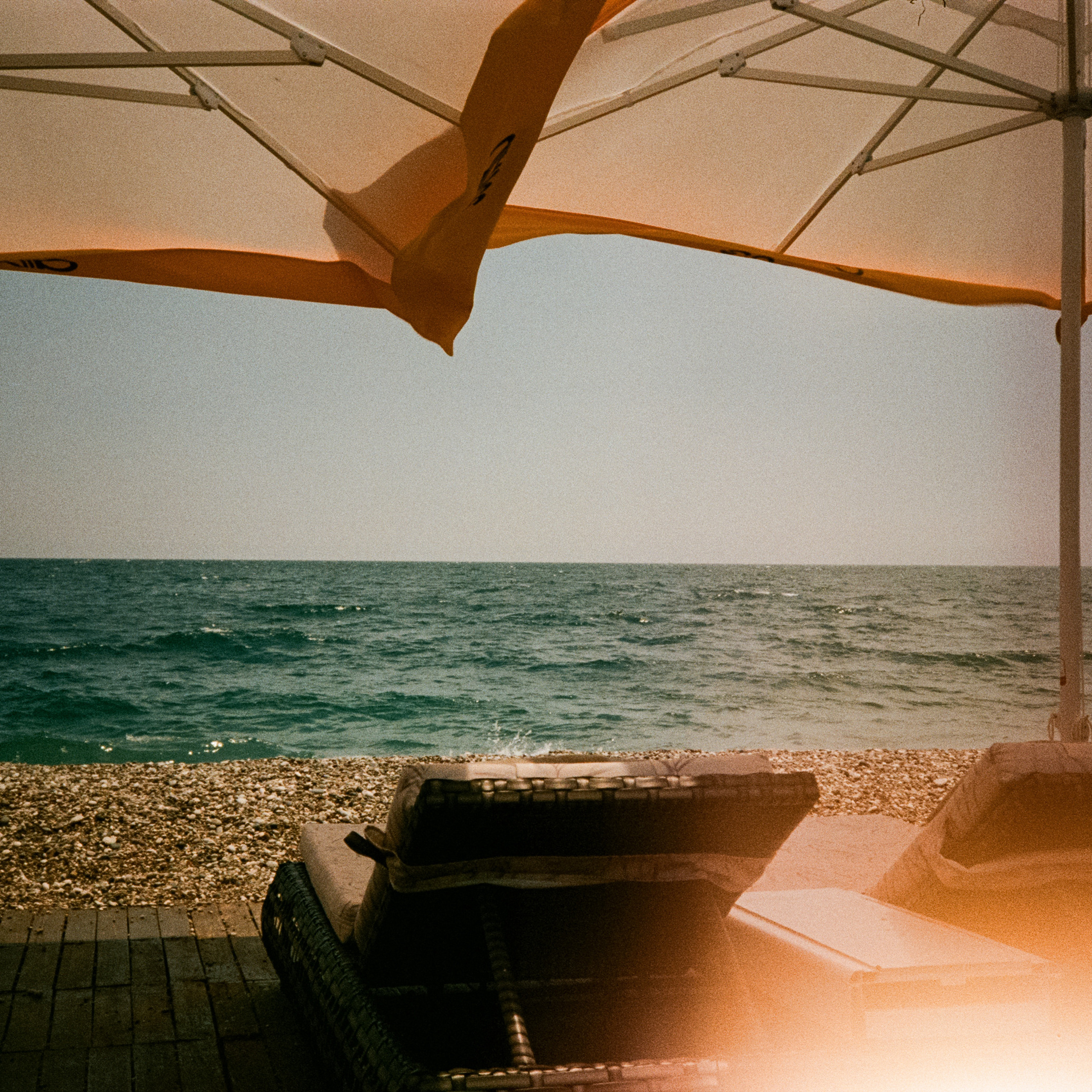 Пляж Коньялты, Анталья 14 июня 2023 / Konica Centuria 1600 at 100