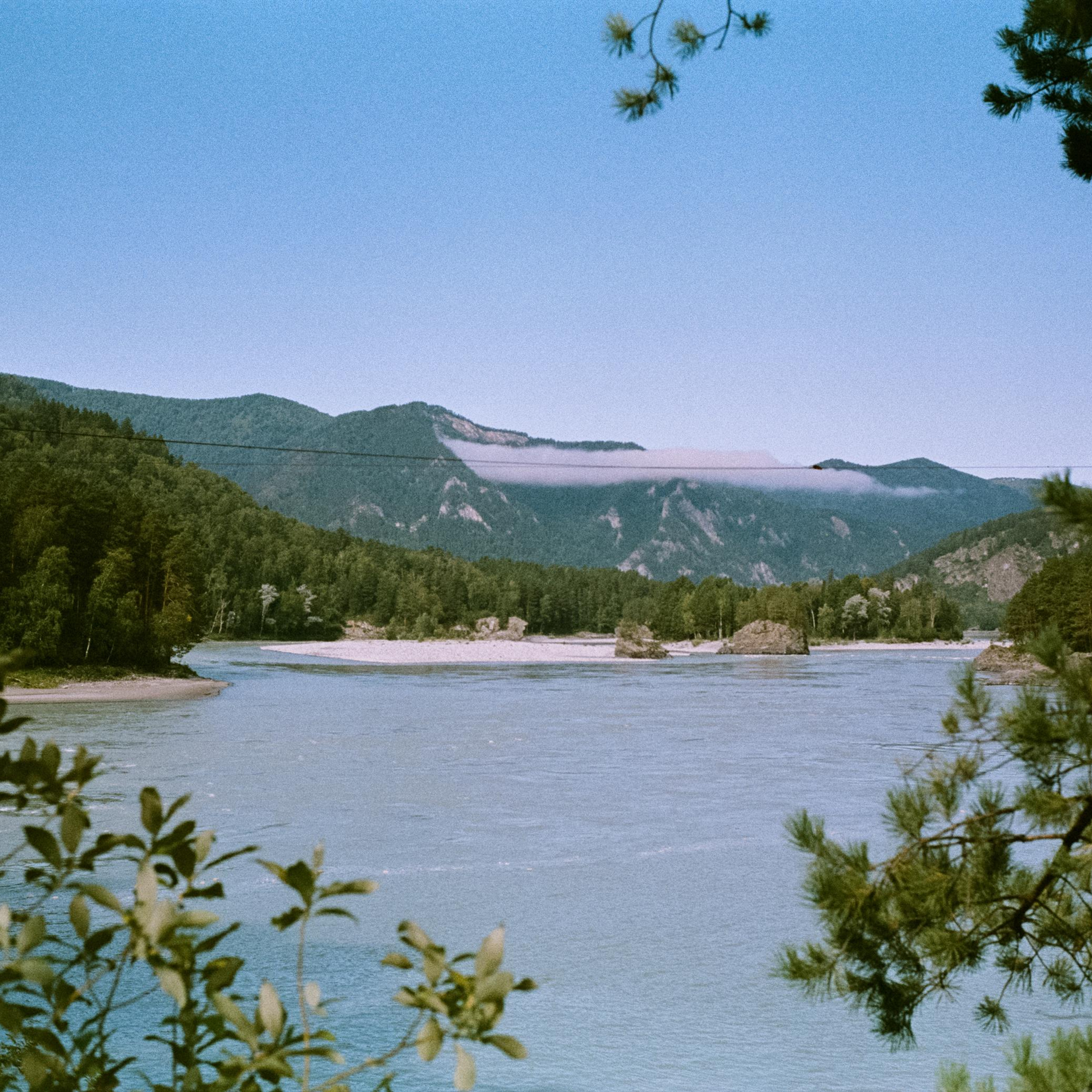 Усть-Муны, Кызыл-Таш, Бирюзовая Катунь / Agfacolor pro 200 / Contax G1