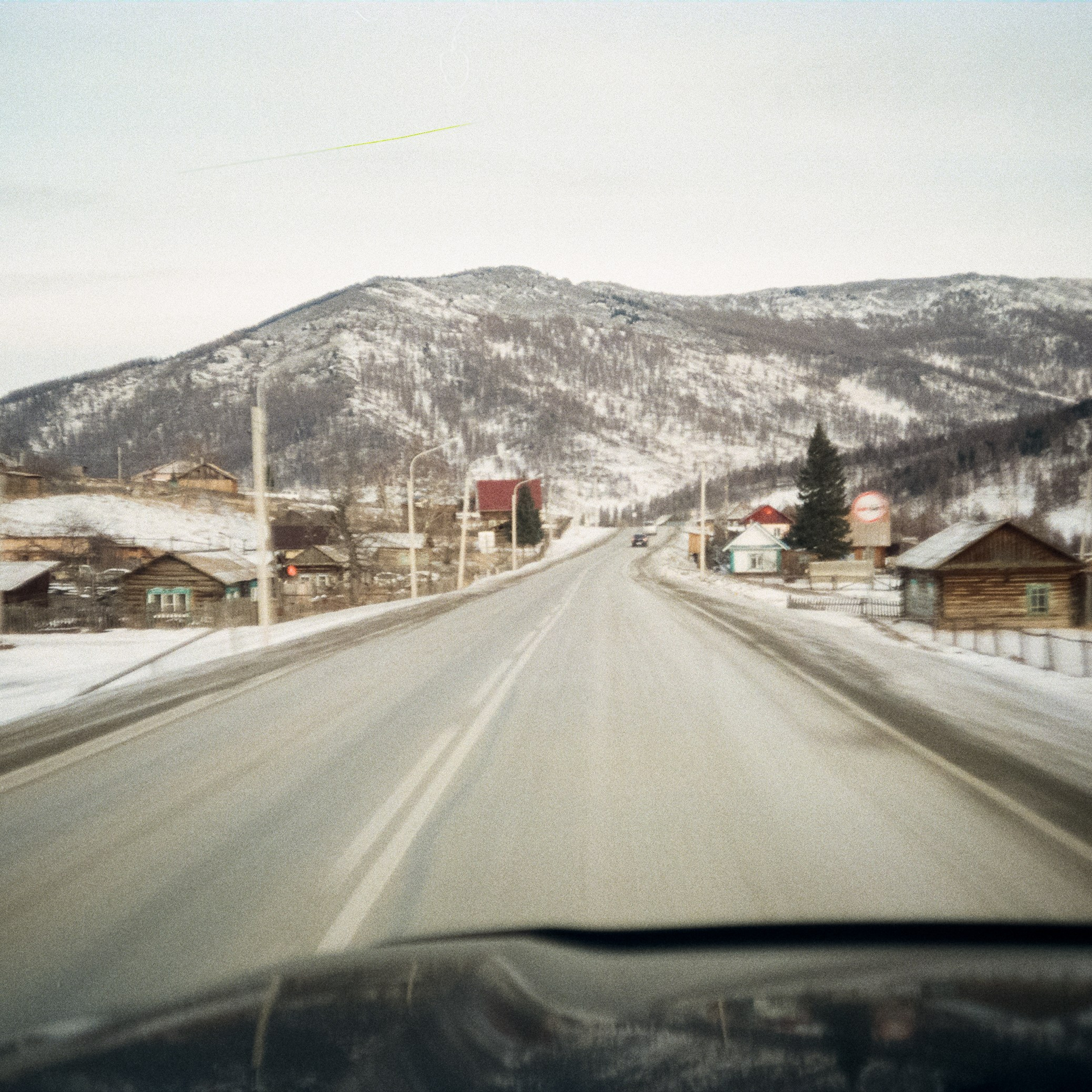 Семинский перевал, дорога из Land Cruser / 19 декабря 2023 года (-18℃)