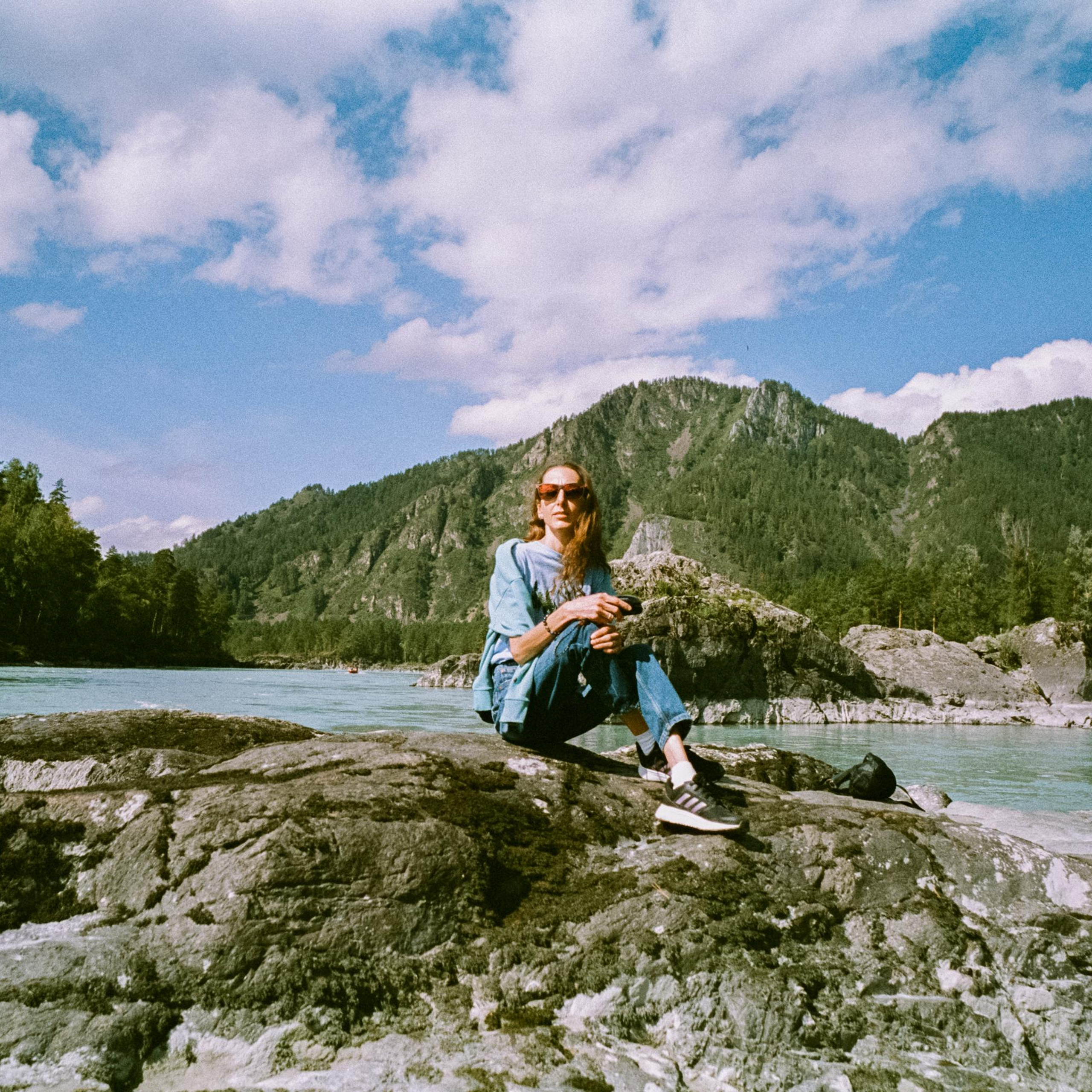 Катуньские ванночки / Agfacolor pro 200 / Contax G1 Biogon T* 21 mm f/2.8