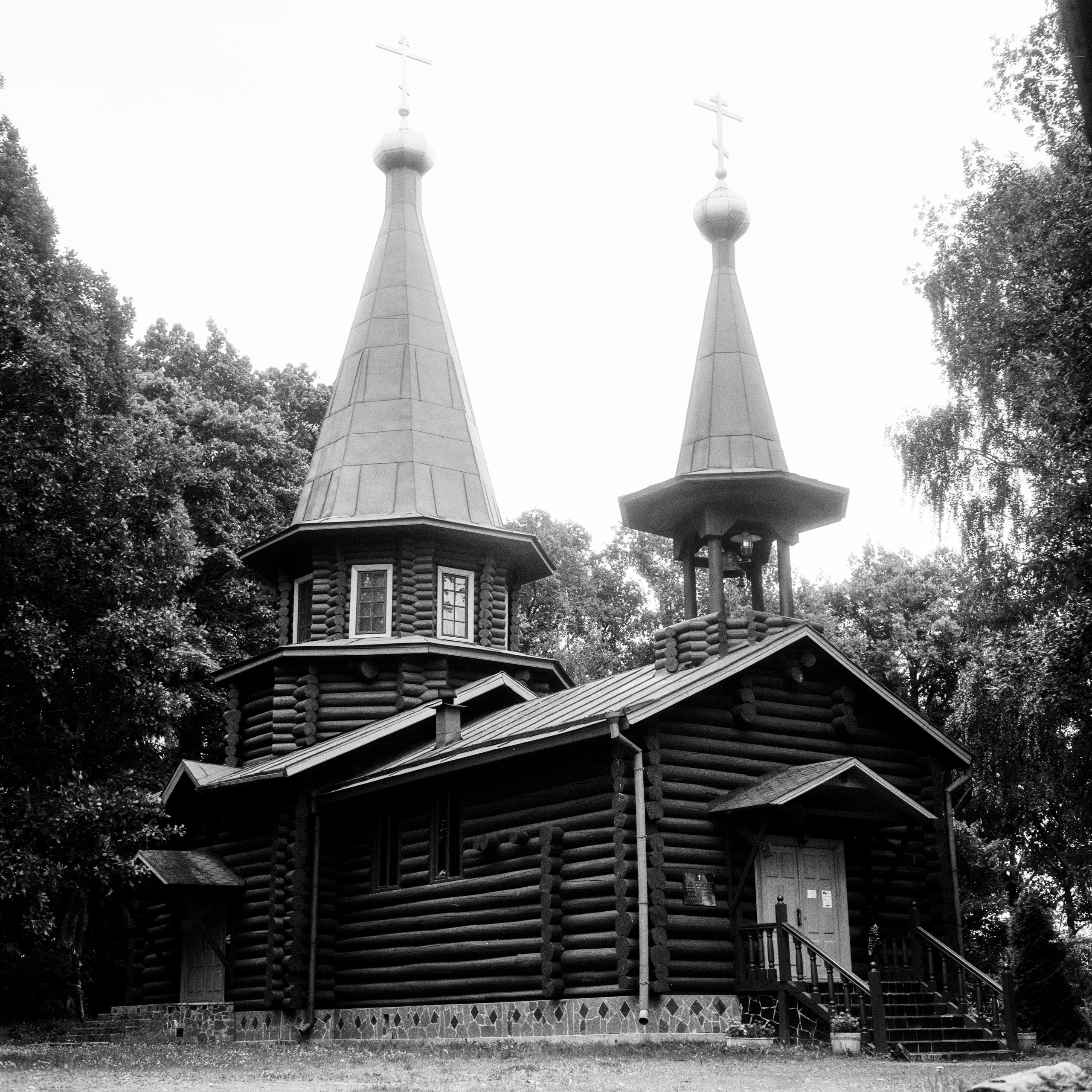 Маяк Вуохенсало, церковь в д. Плодовое / SFL Double-X Aerographic 400