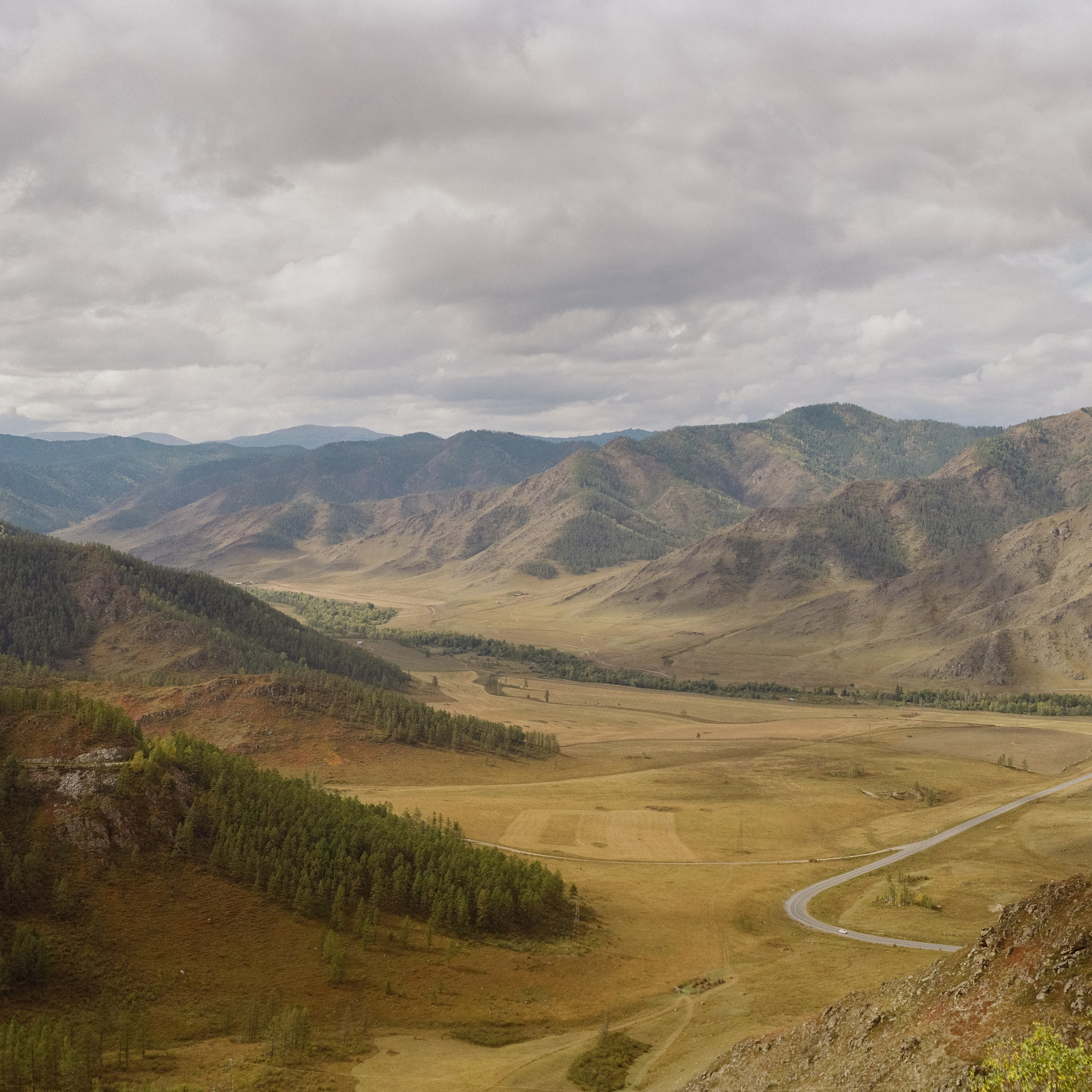 Перевал Чике-Таман — виды со смотровых площадок / Press Van 120 / Kodak Gold 200