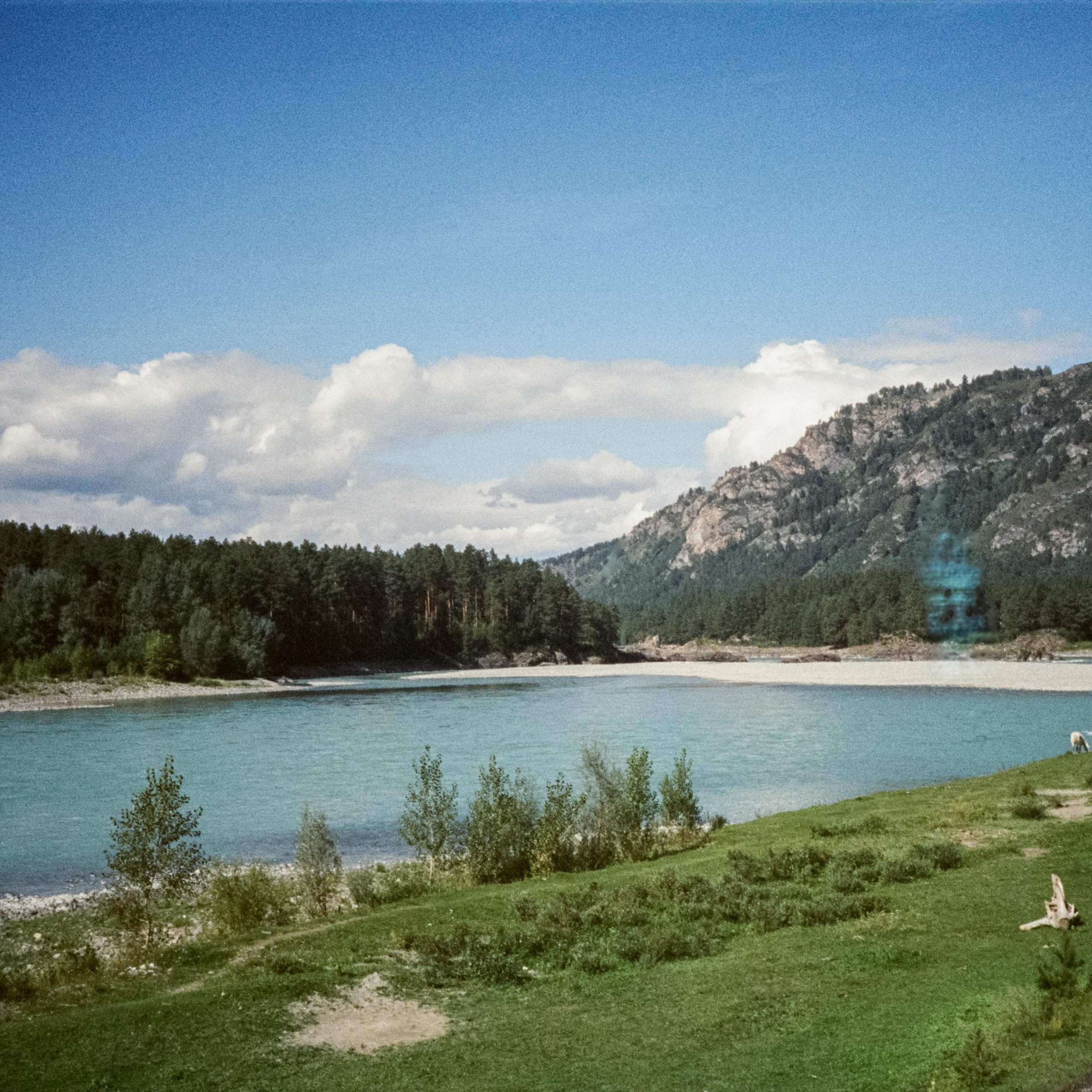 Виды на Катунь с базы Бережок на SFL 500T / Revue 35CC