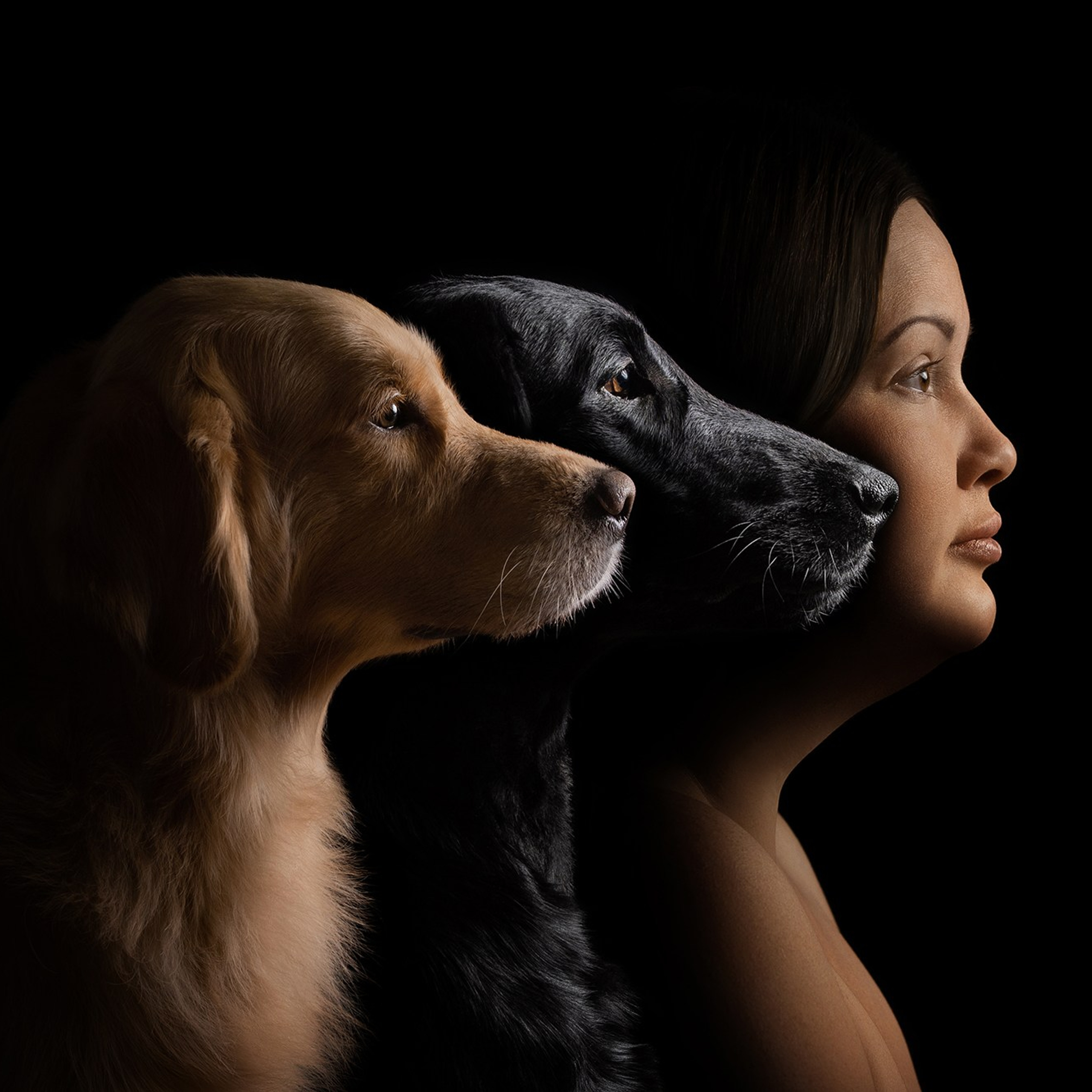 Проект портреты на чёрном фоне. Фотограф Анна Тюрина