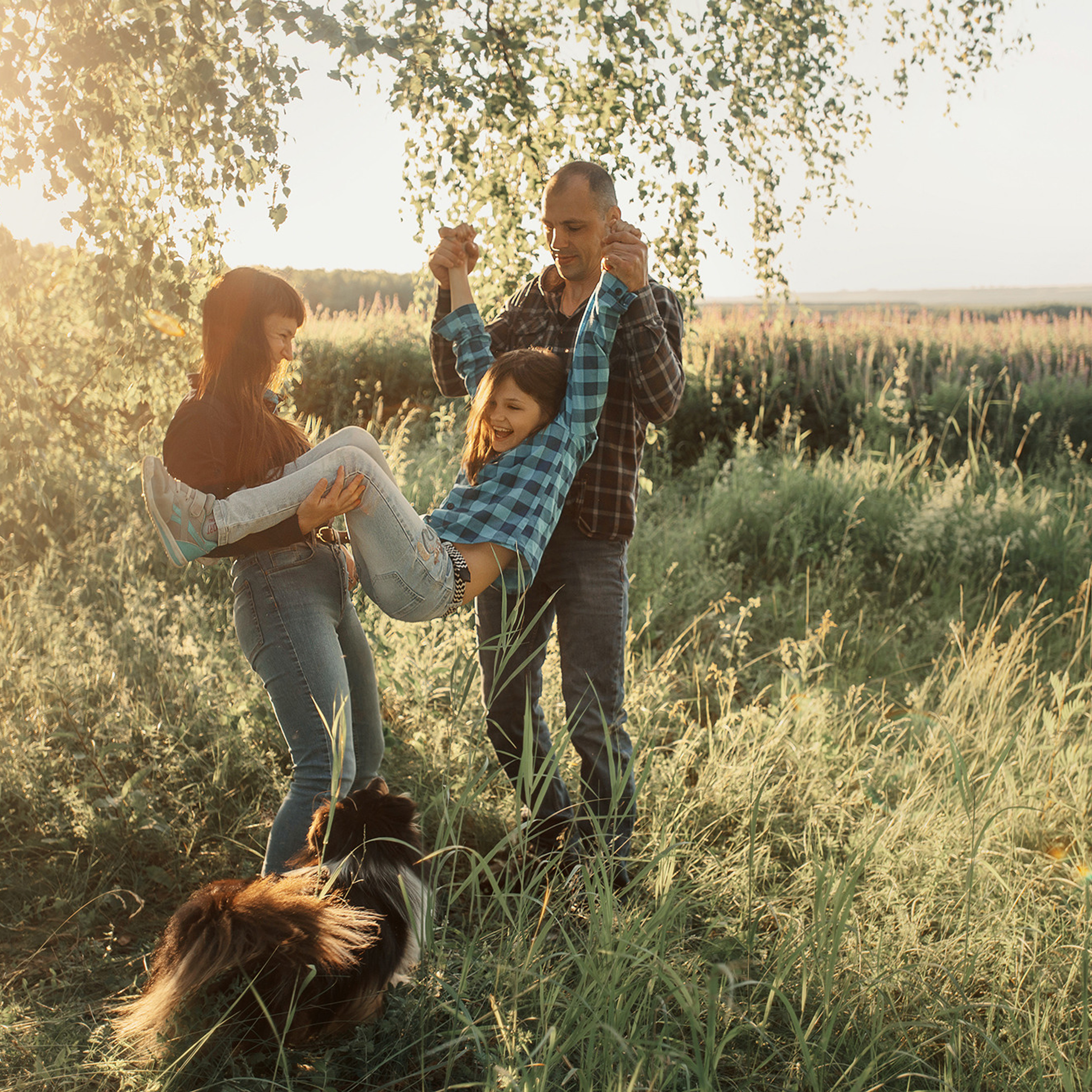 Евгения и семья. Фотограф Анна Тюрина