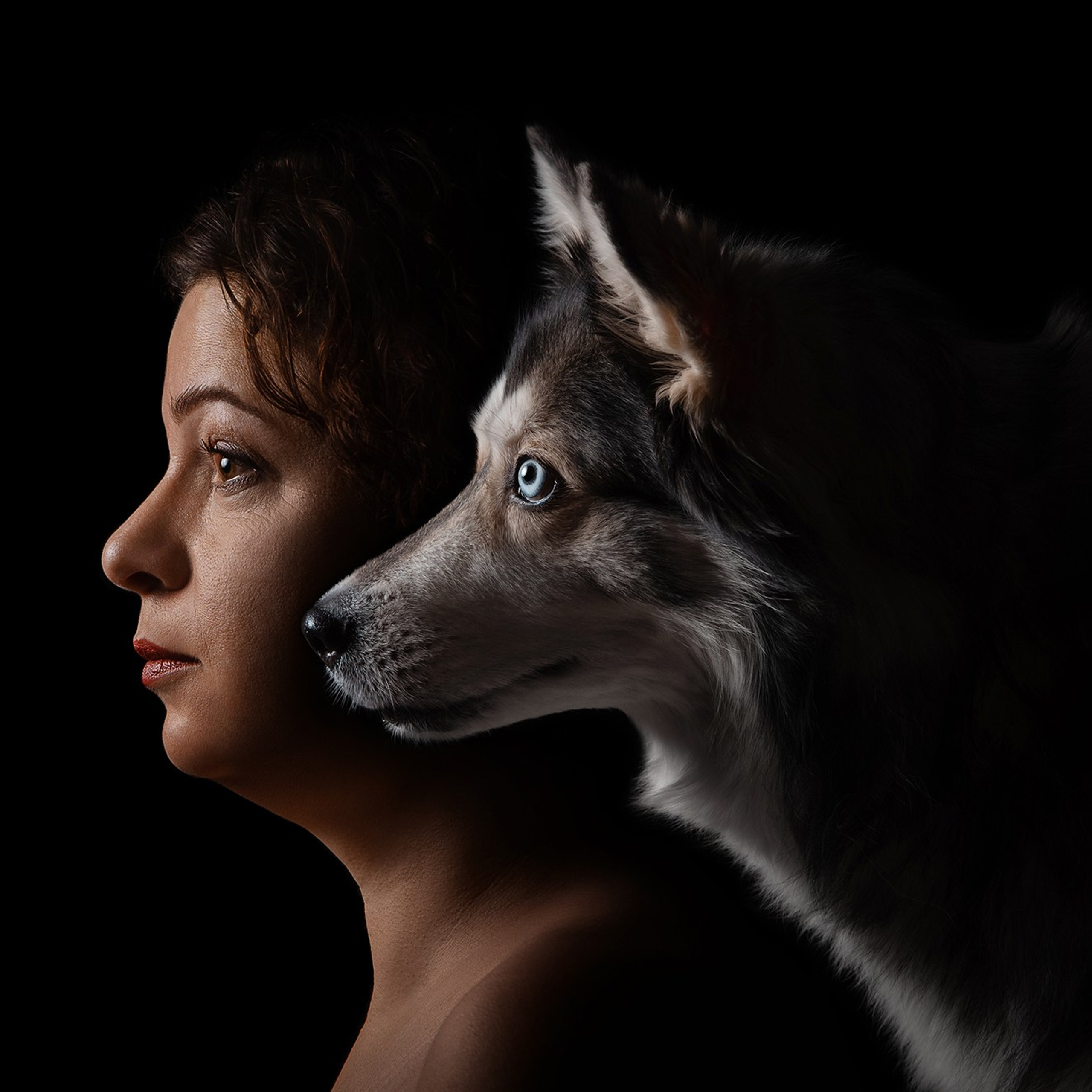 Проект портреты на чёрном фоне. Фотограф Анна Тюрина