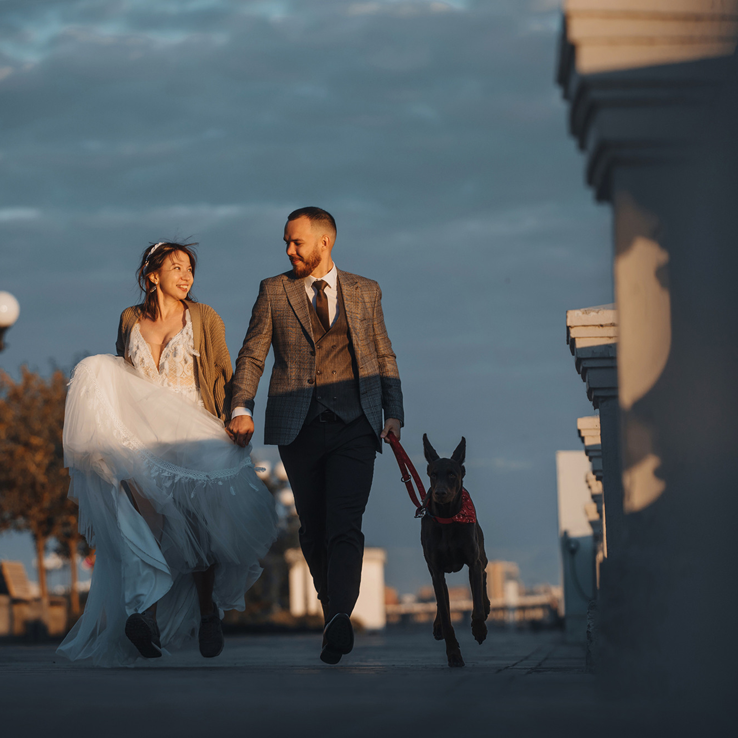 Алина, Линар и Детта в Нижнем Новгороде. Фотограф Анна Тюрина