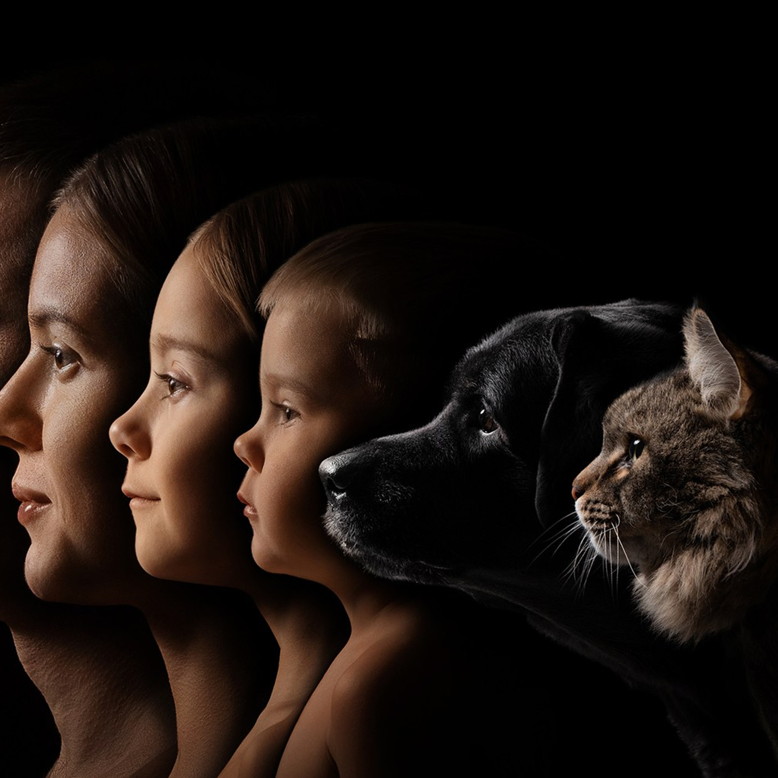 Проект портреты на чёрном фоне. Фотограф Анна Тюрина