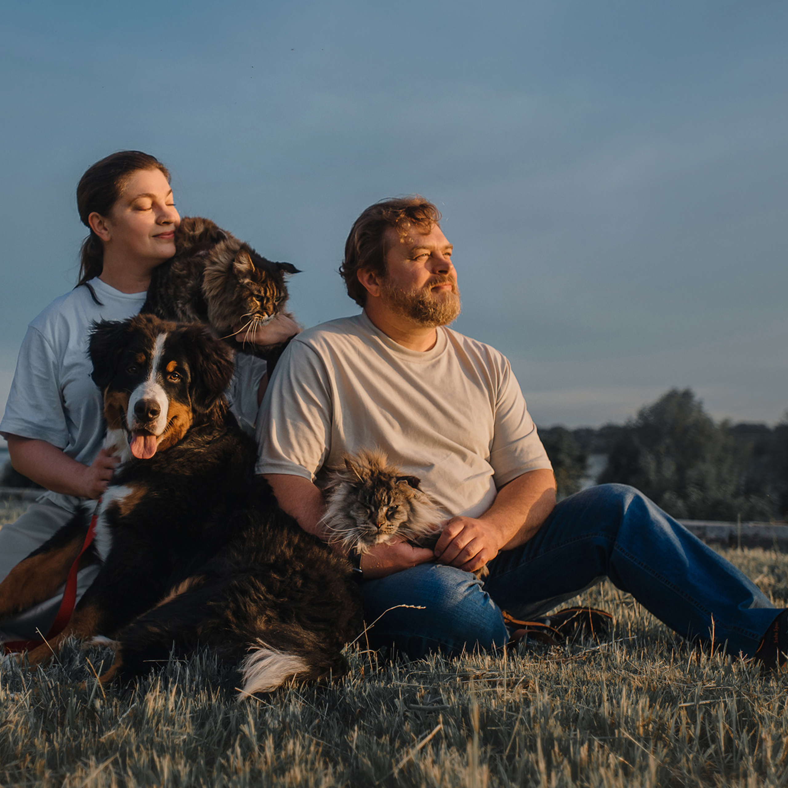 Оля и семья. Фотограф Анна Тюрина