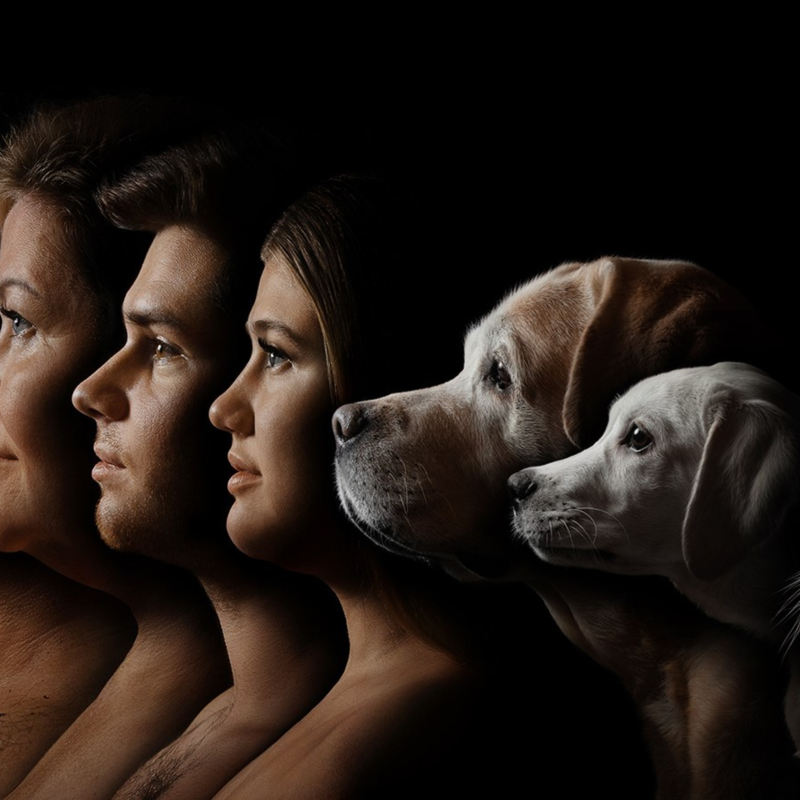 Проект портреты на чёрном фоне. Фотограф Анна Тюрина