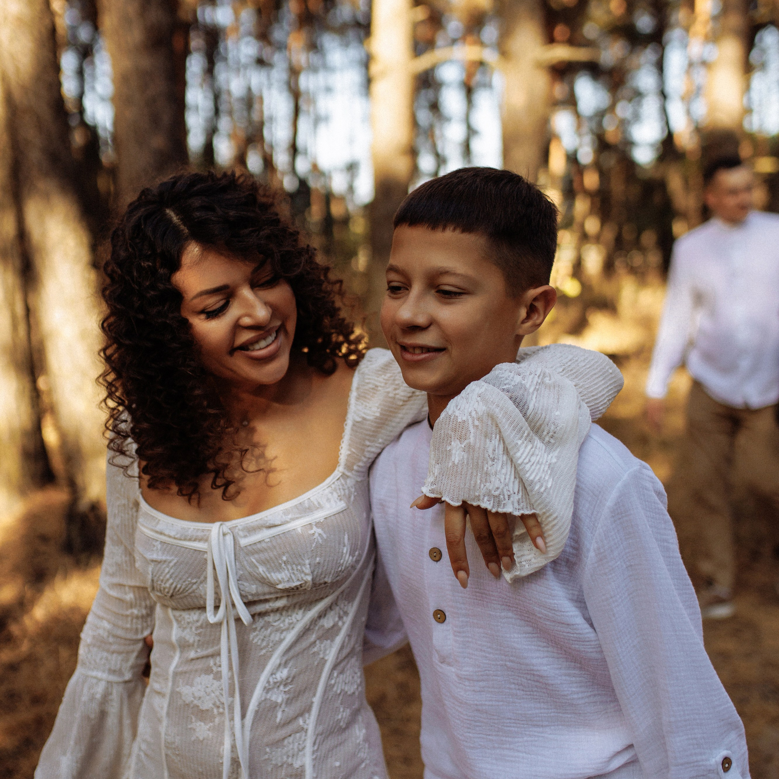 Олеся и семья