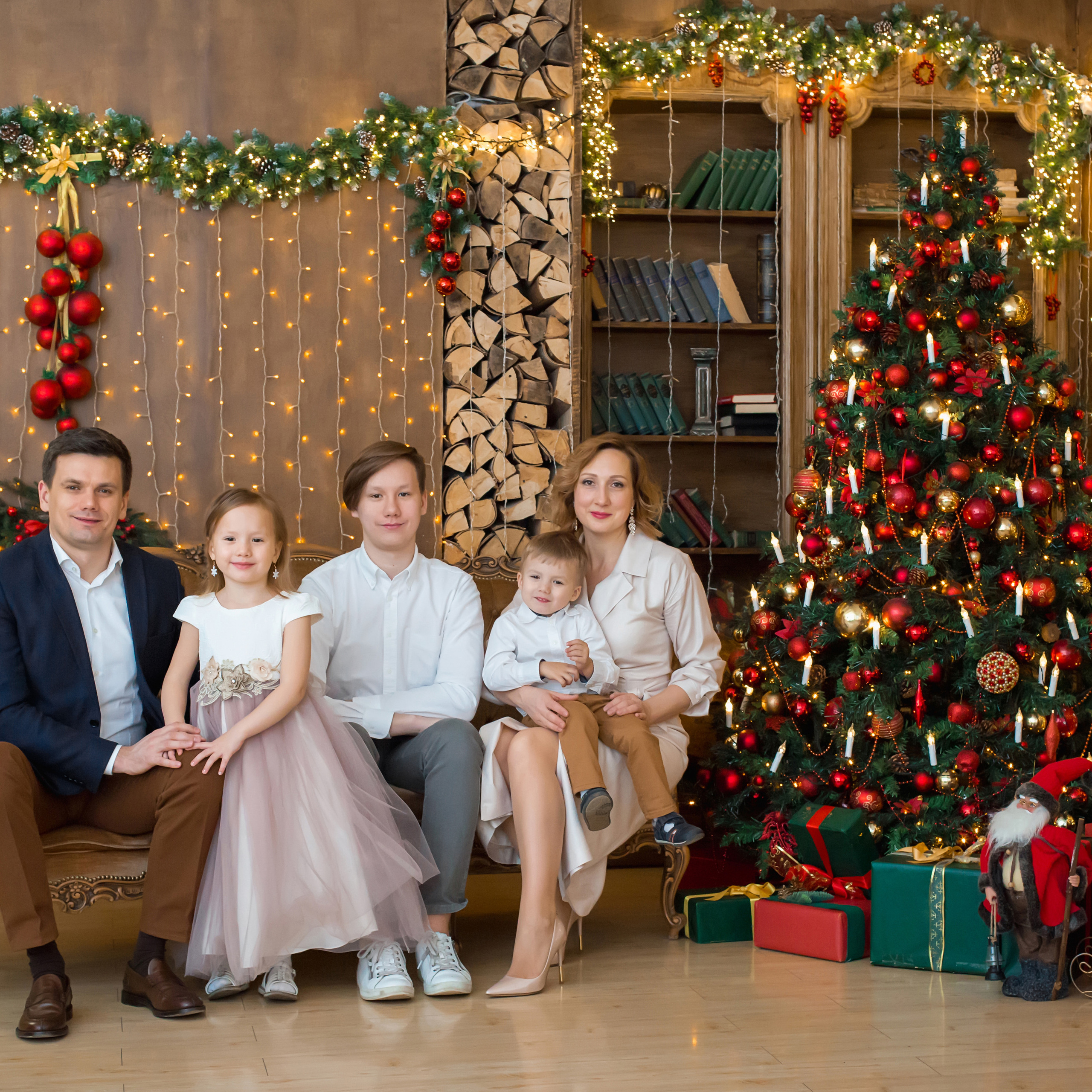 Новый год. Семейный и детский фотограф в Москве Елизавета Шишова
