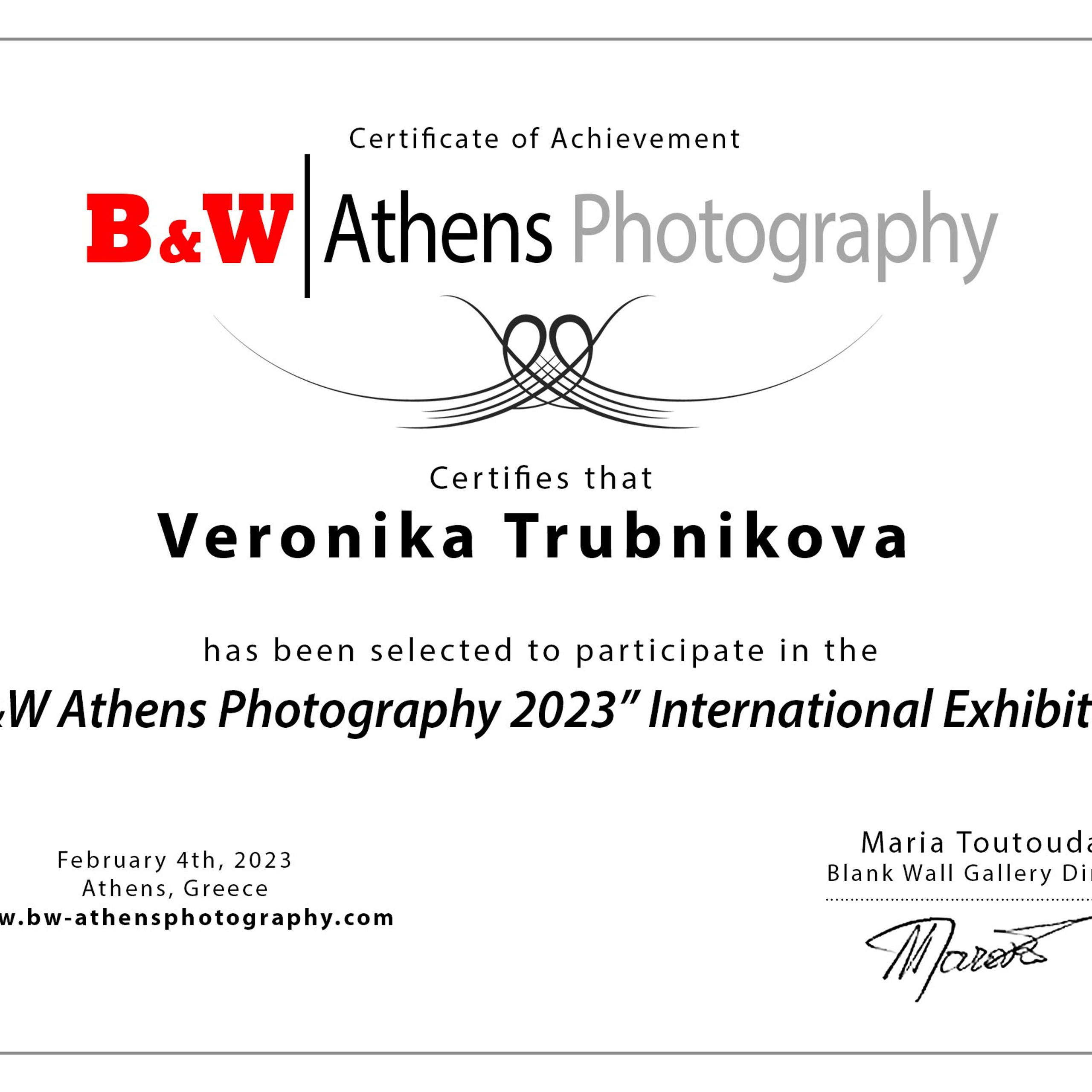 Выставки. Вероника Трубникова — фотохудожница / Veronika Trubnikova — photoartist