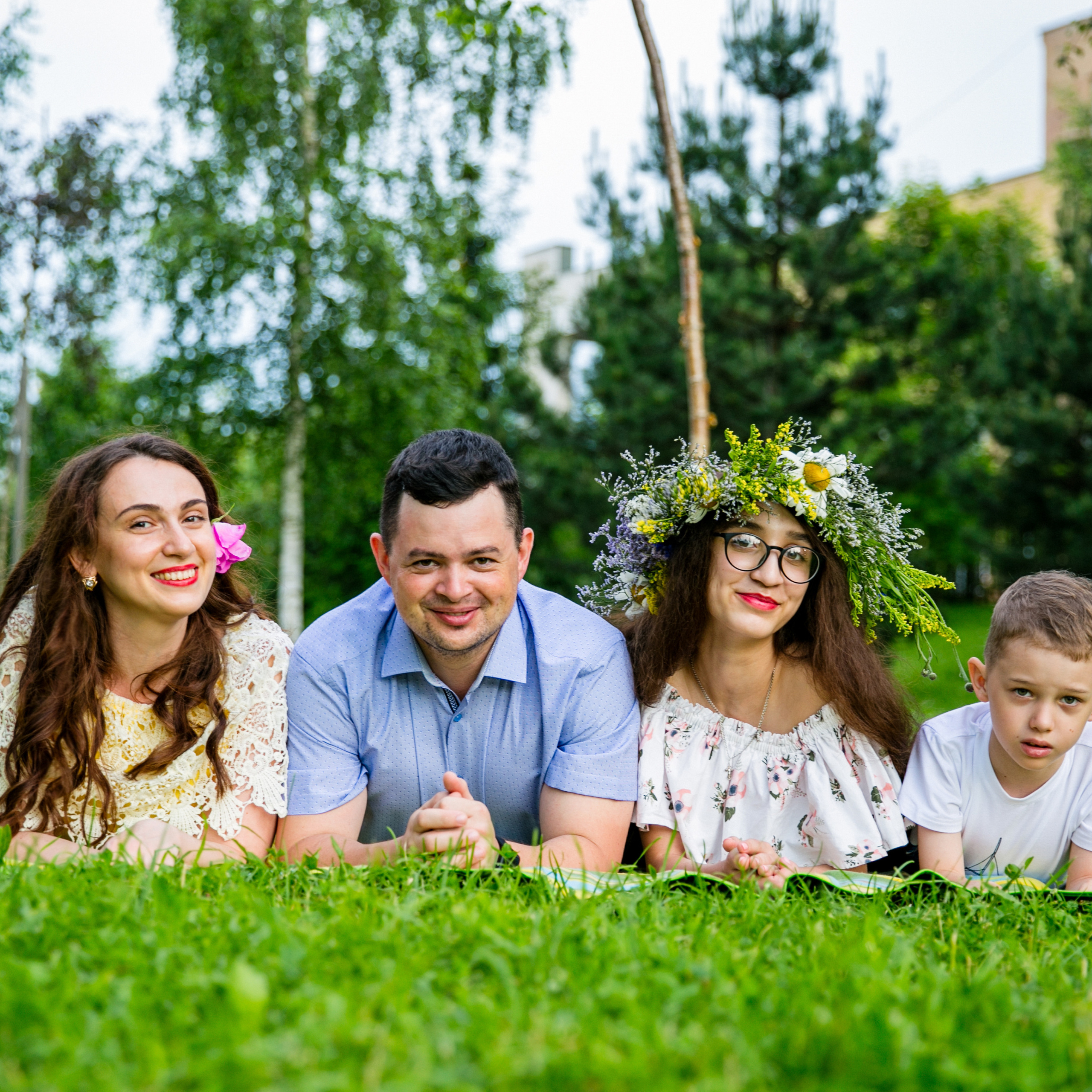 Семейная фотосессия Евгения и Валентины, Мытищи.