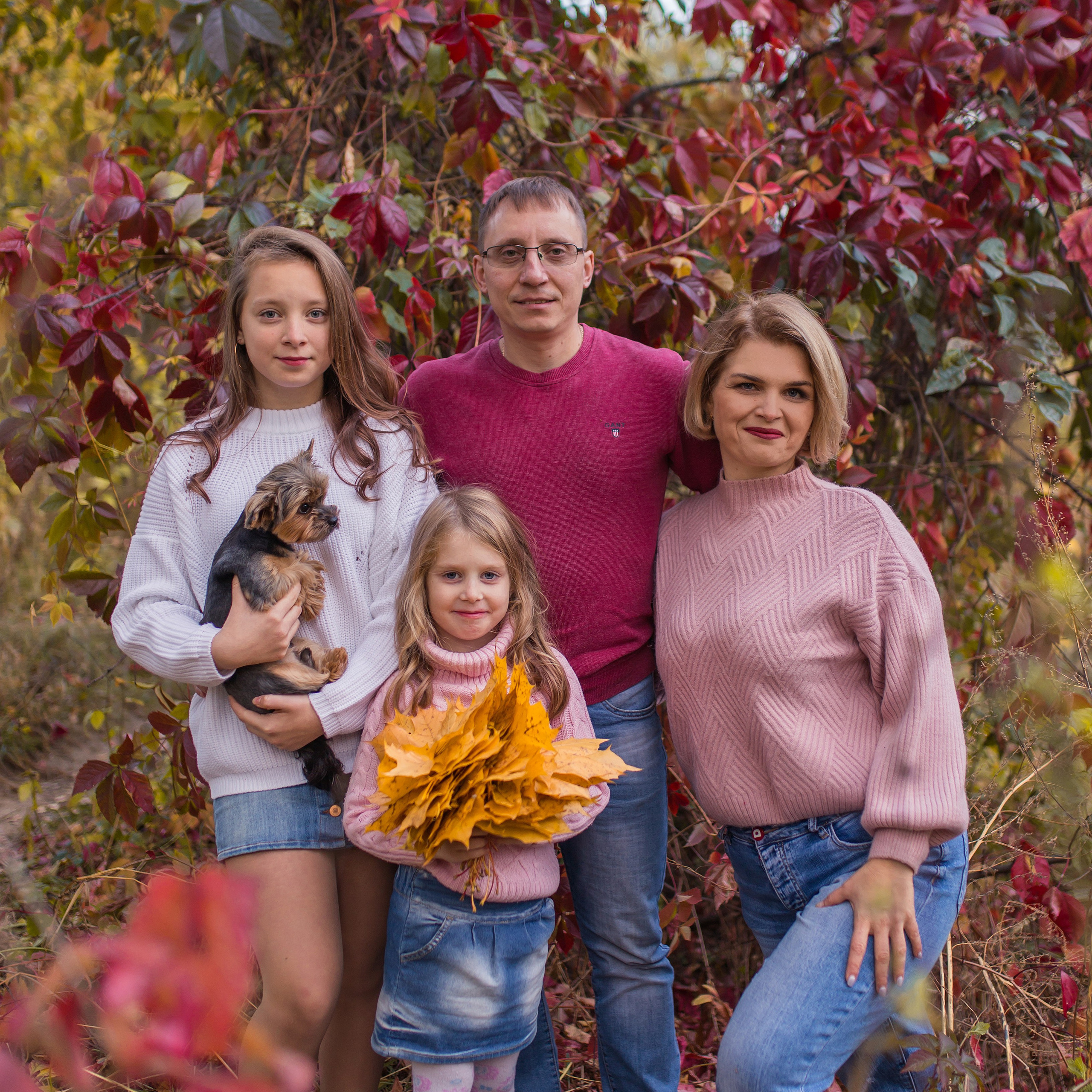 Семья Кристины, п. Загорянский.