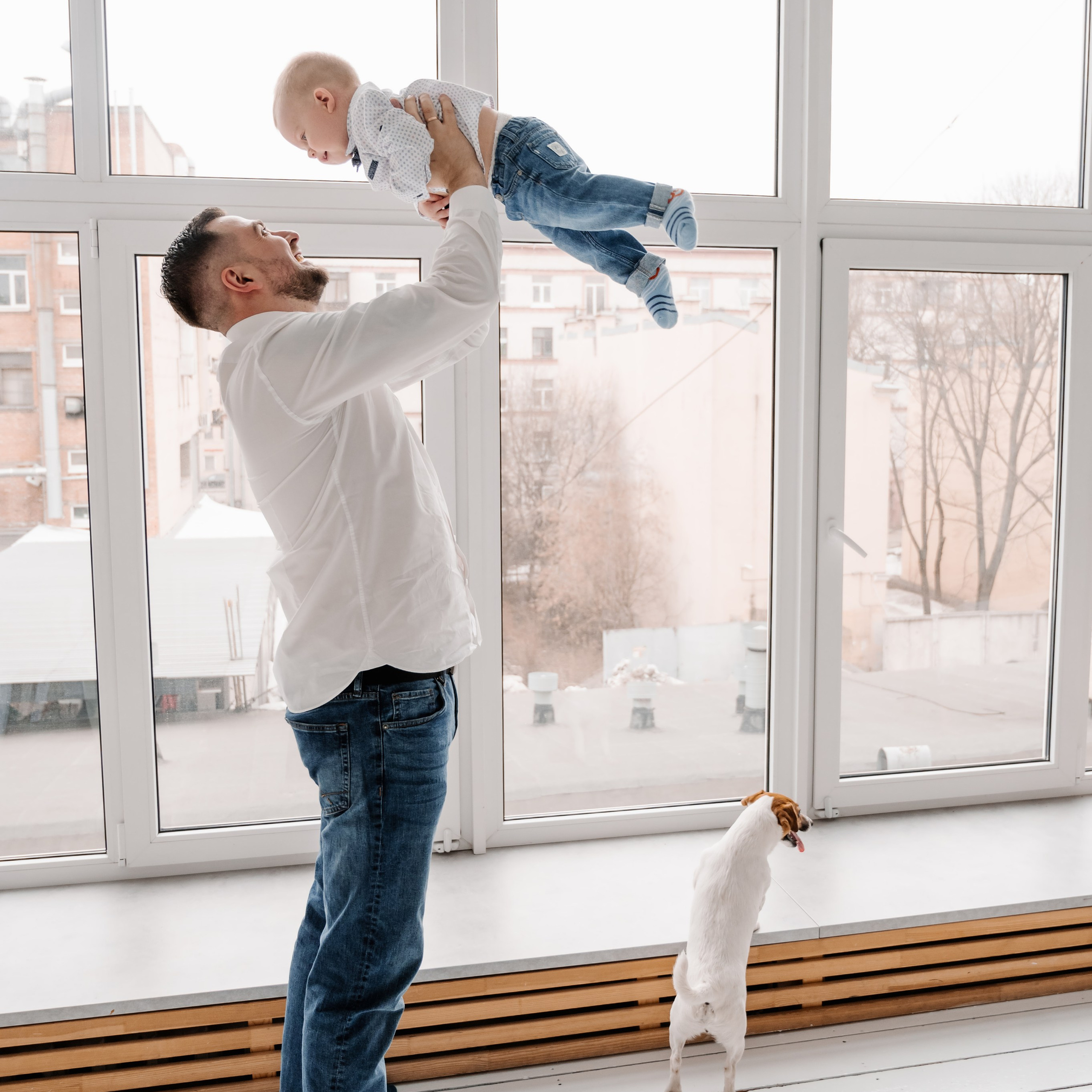 Семейная в фотостудии. Фотограф новорожденных малышей в Санкт-Петербурге