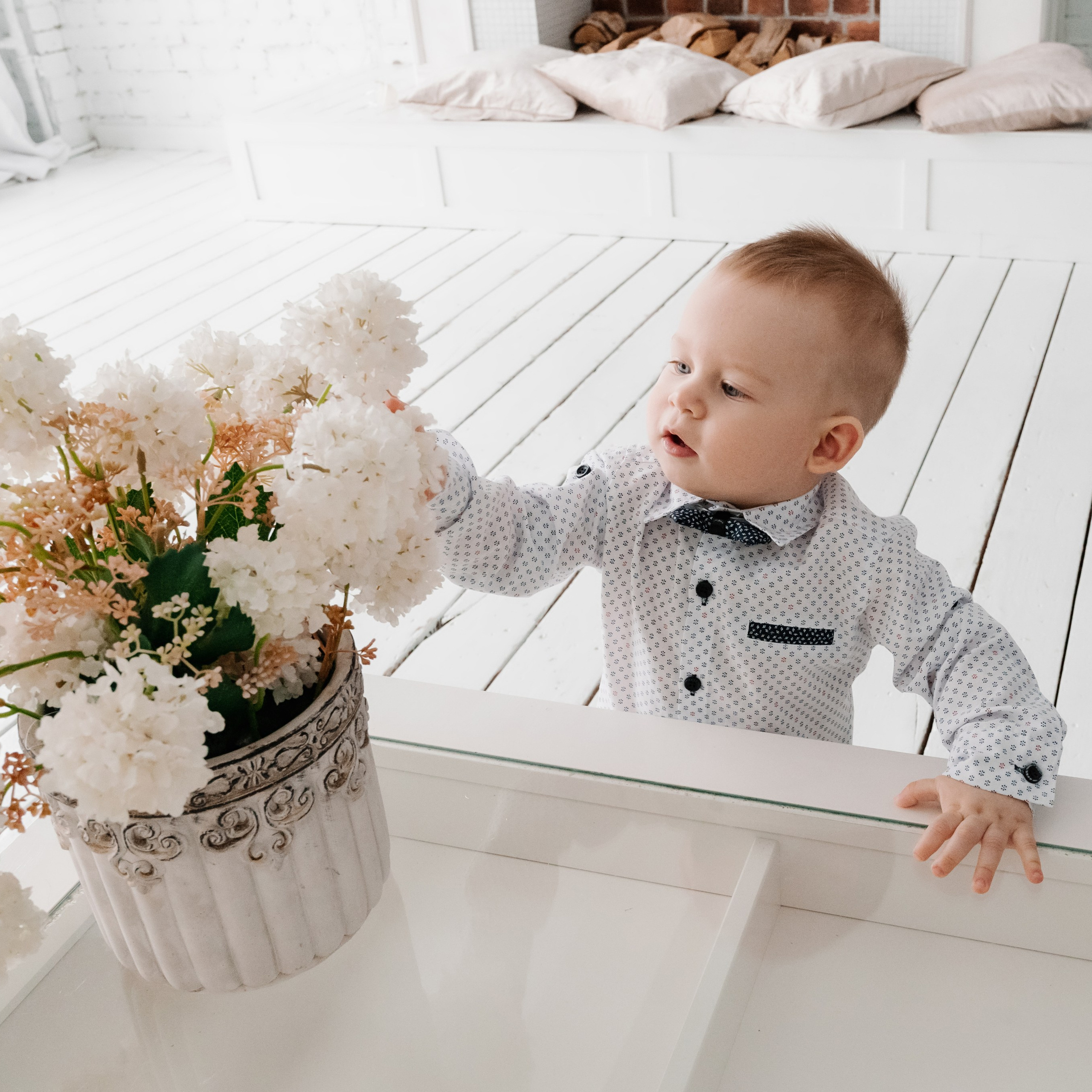 Семейная в фотостудии. Фотограф новорожденных малышей в Санкт-Петербурге