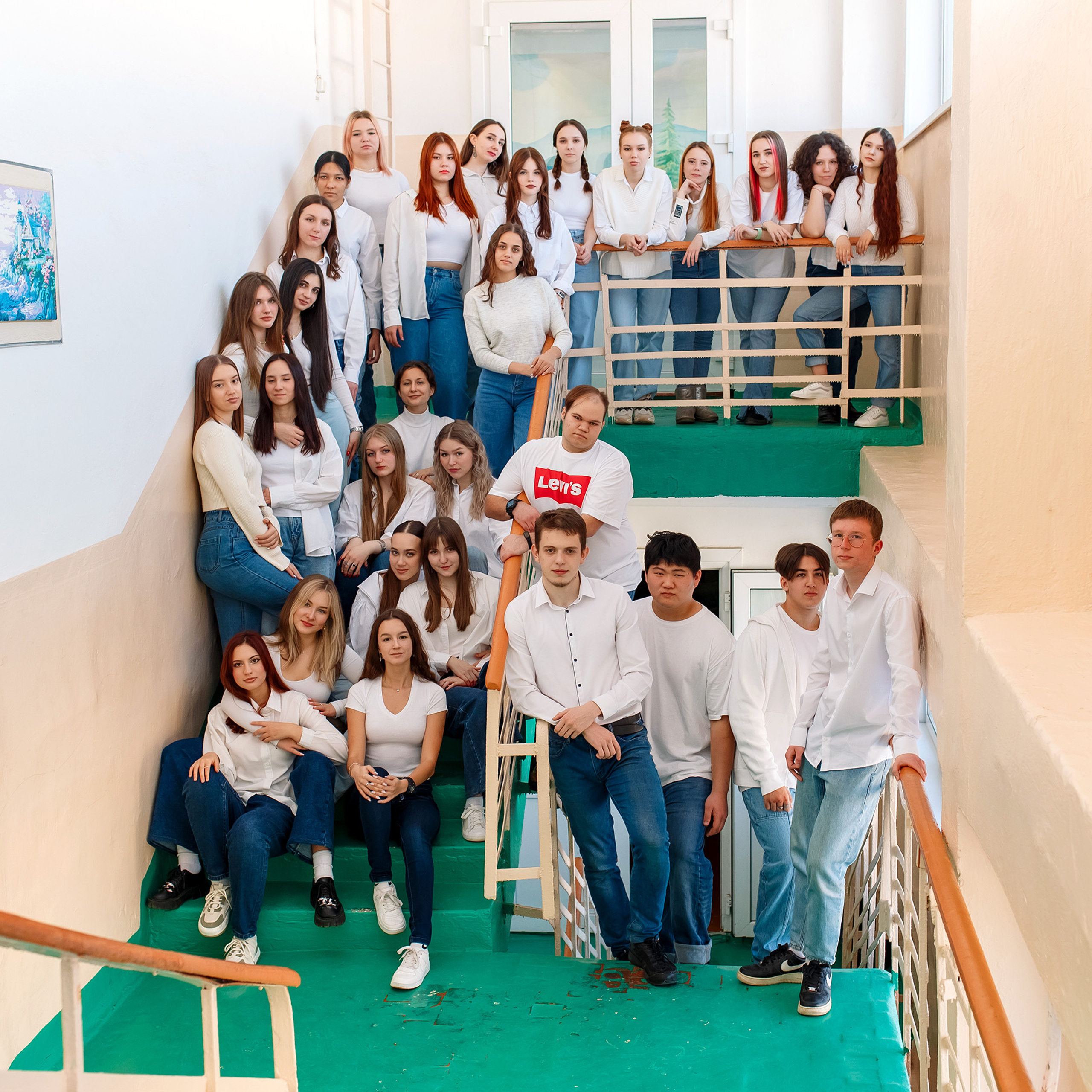 11 класс 11 школа, съемка в школе