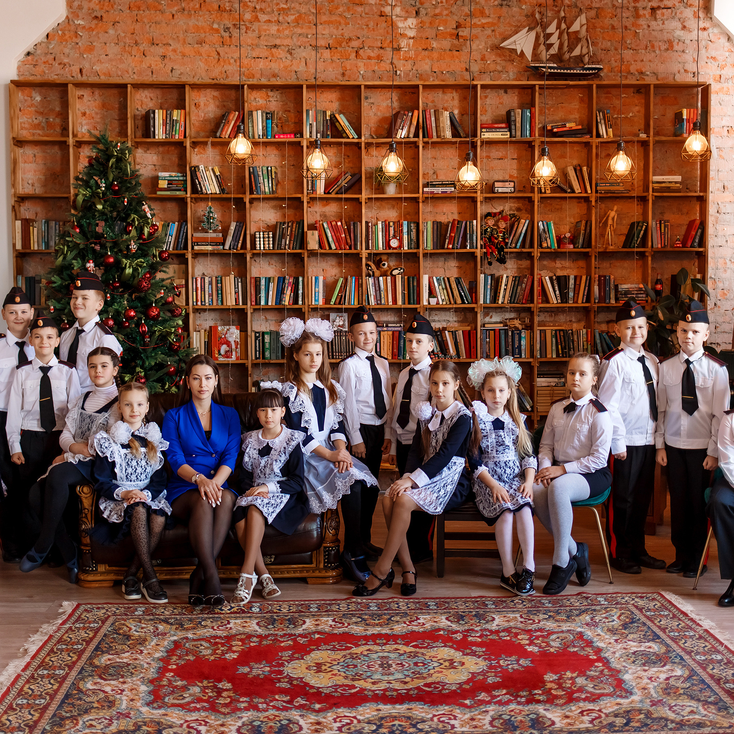 4 класс, фотосессия в фотостудии