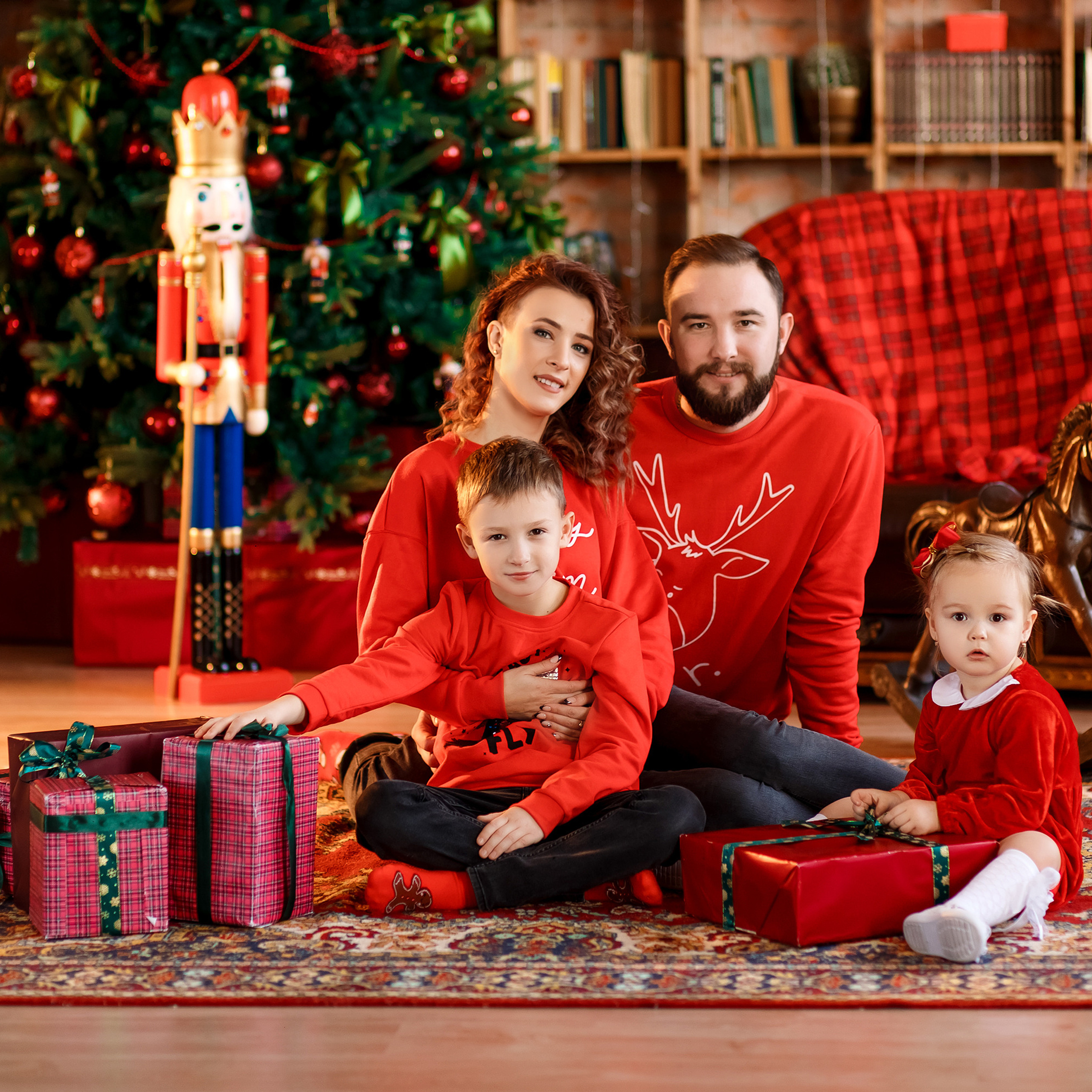 Настя и ее семья