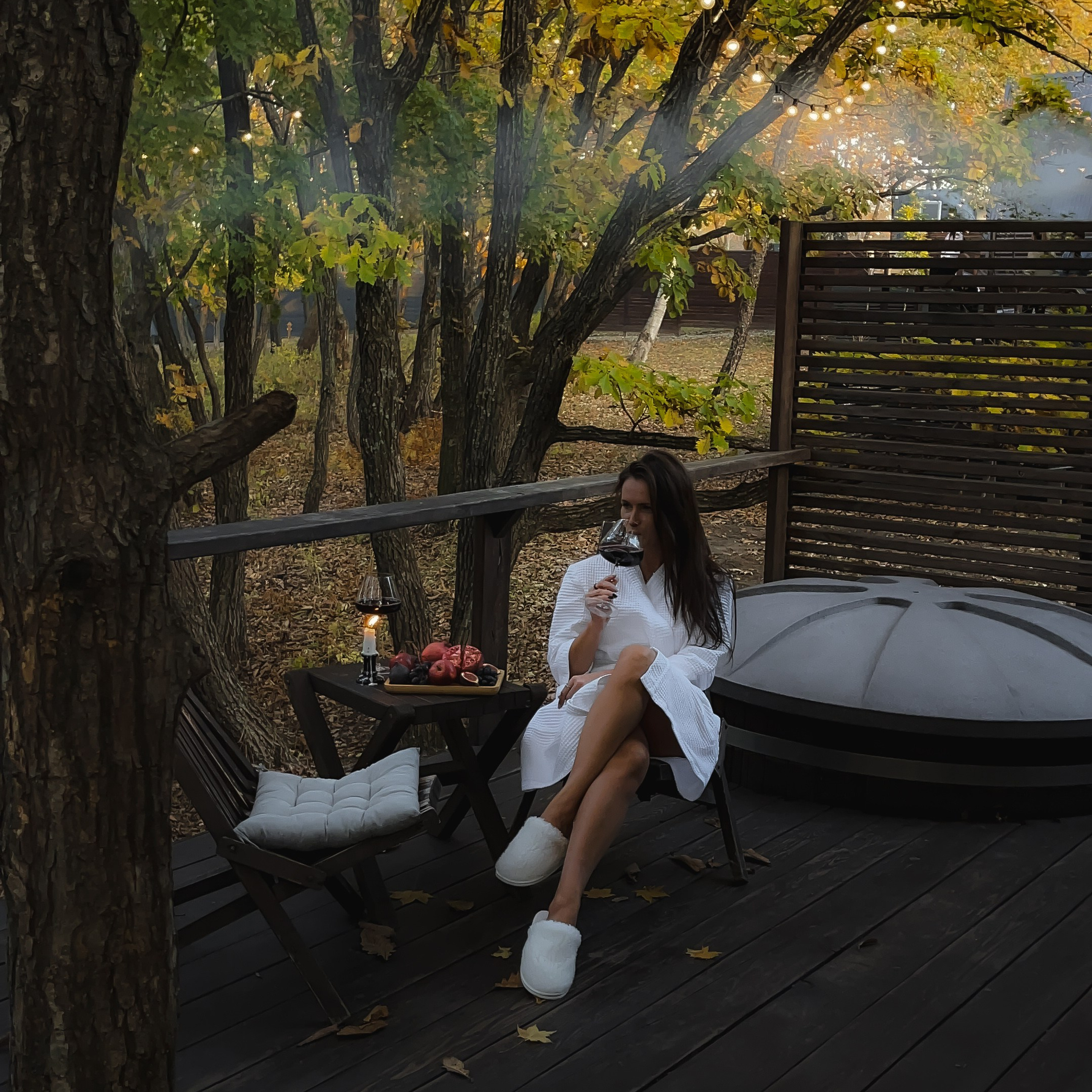 Осенняя контент-съемка для La Frame Glamping (mobile photo). Мобильный фотограф Владивосток