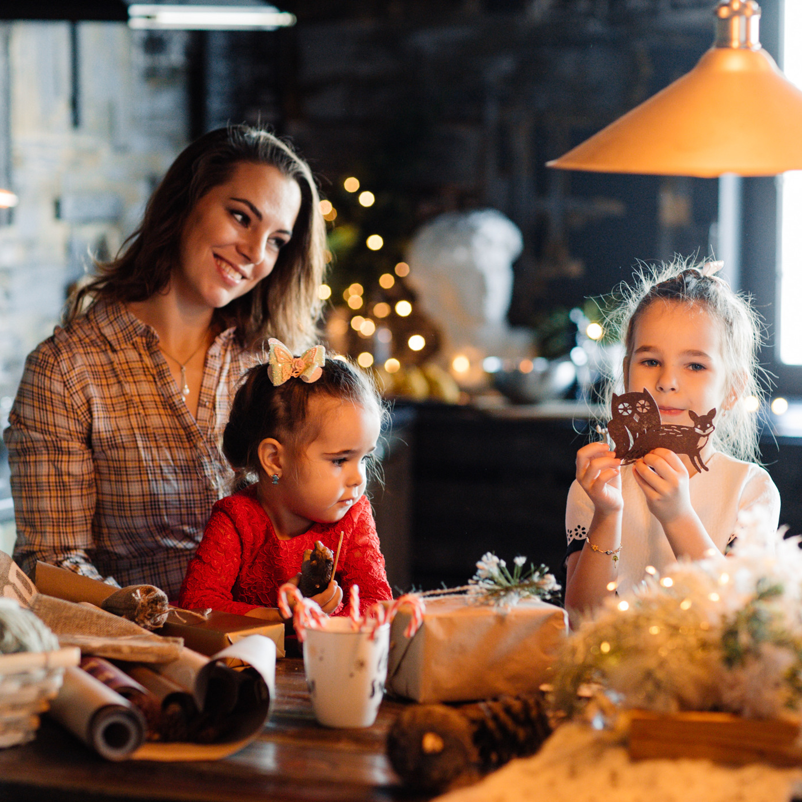 Аня, Элиф и Камелия. Новогодняя фотосессия