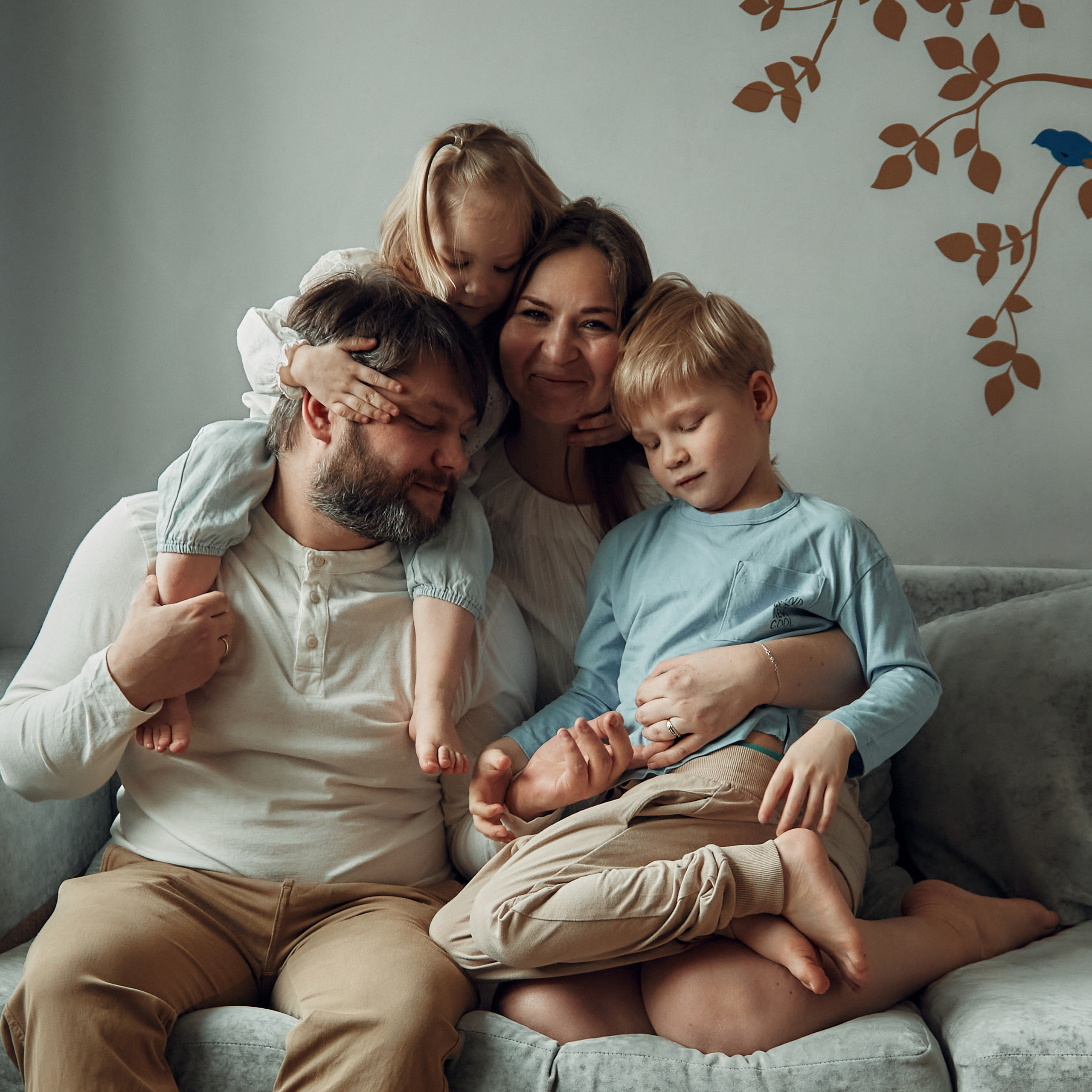 Анастасия, Алексей, Стеша и Святослав