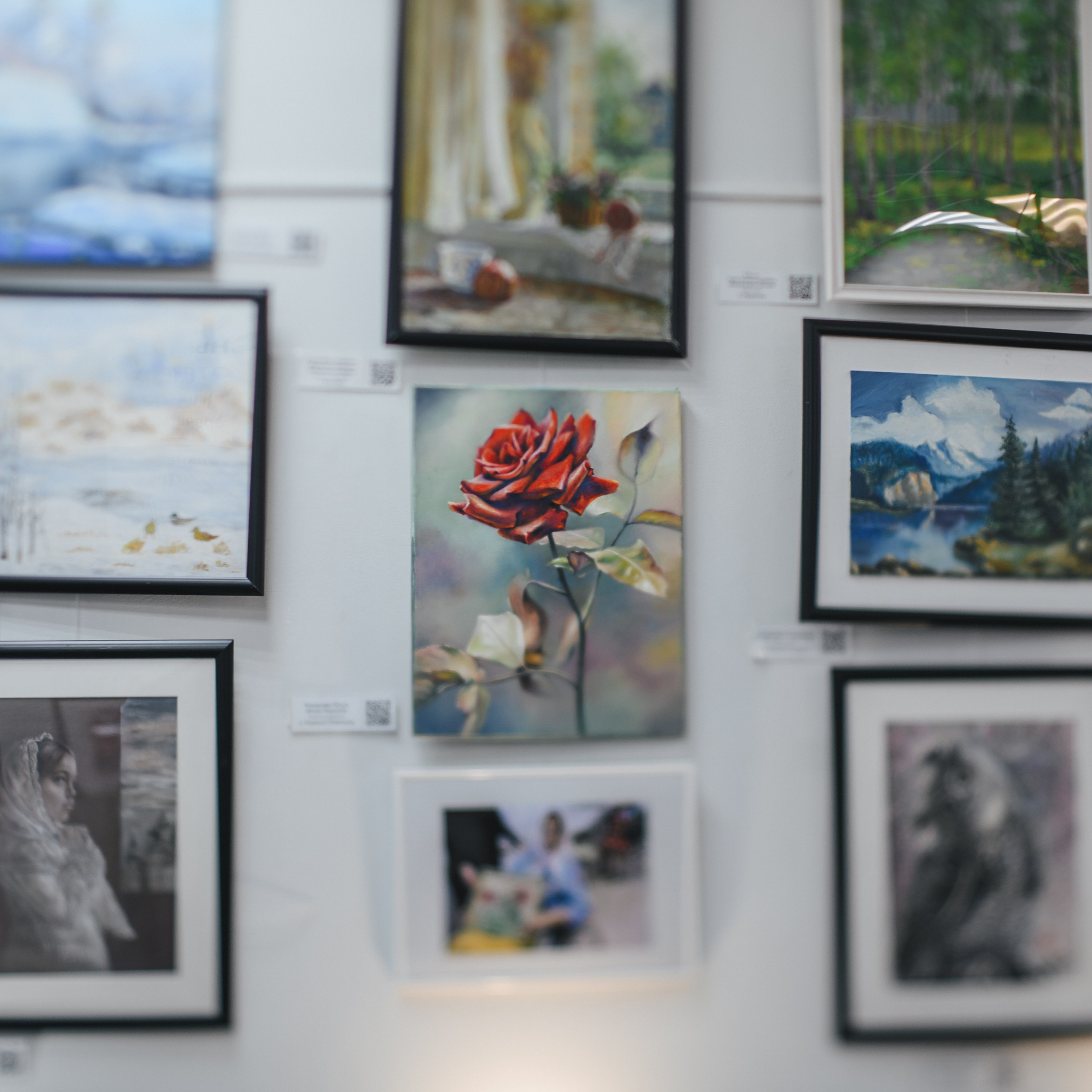 Благотворительная выставка картин «Душа с душою говорит»