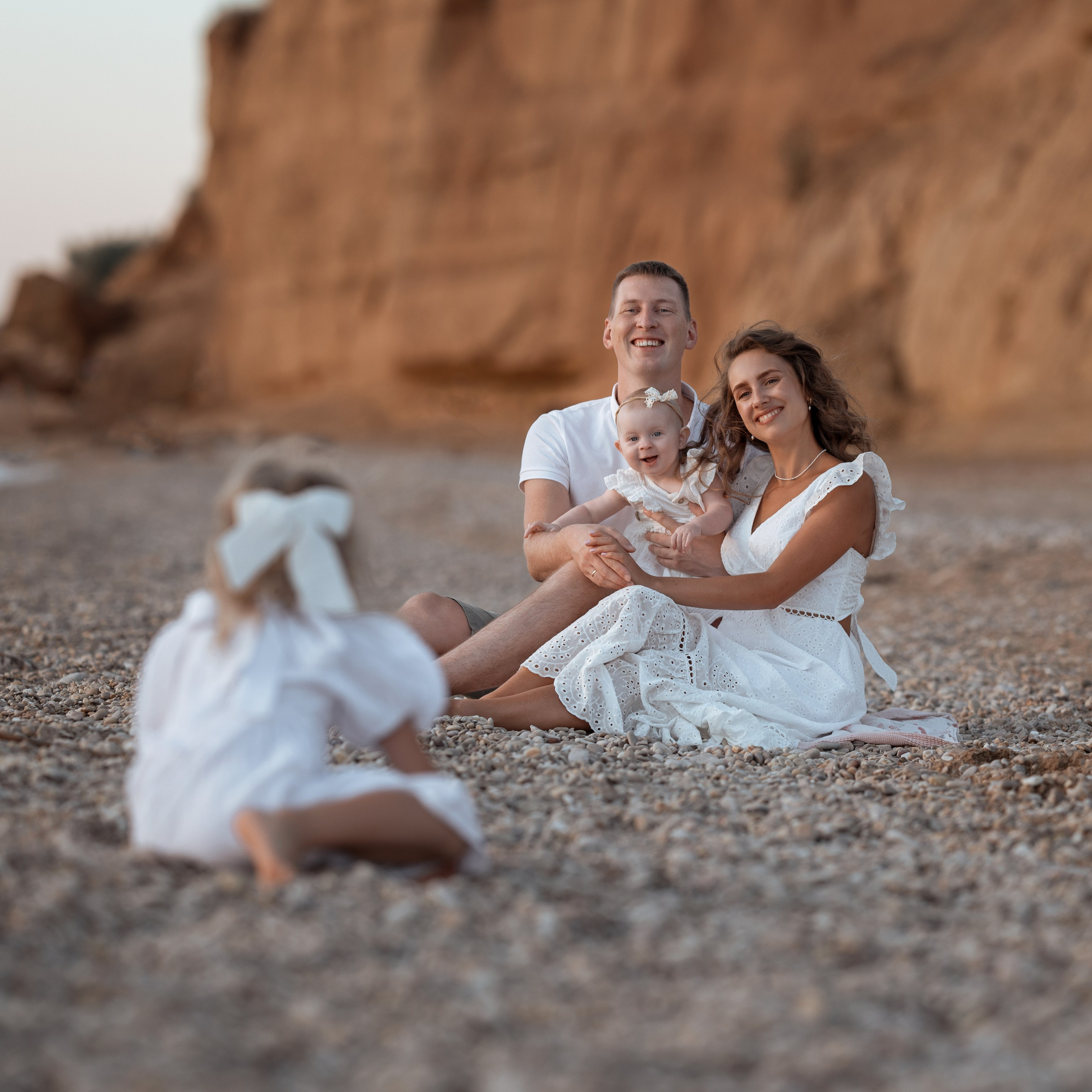 Семейная фотосессия на пляже Любимовка