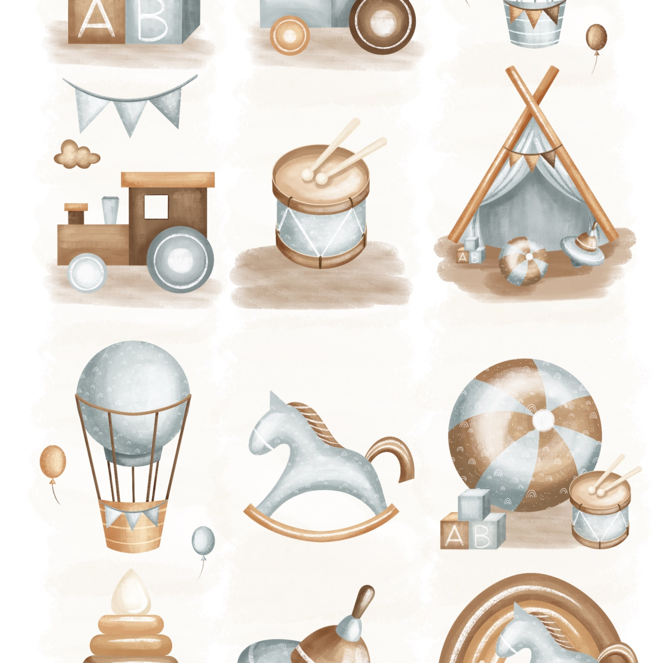 Графическая коллекция «Малыш». Художник-иллюстратор Евгения Бекренёва