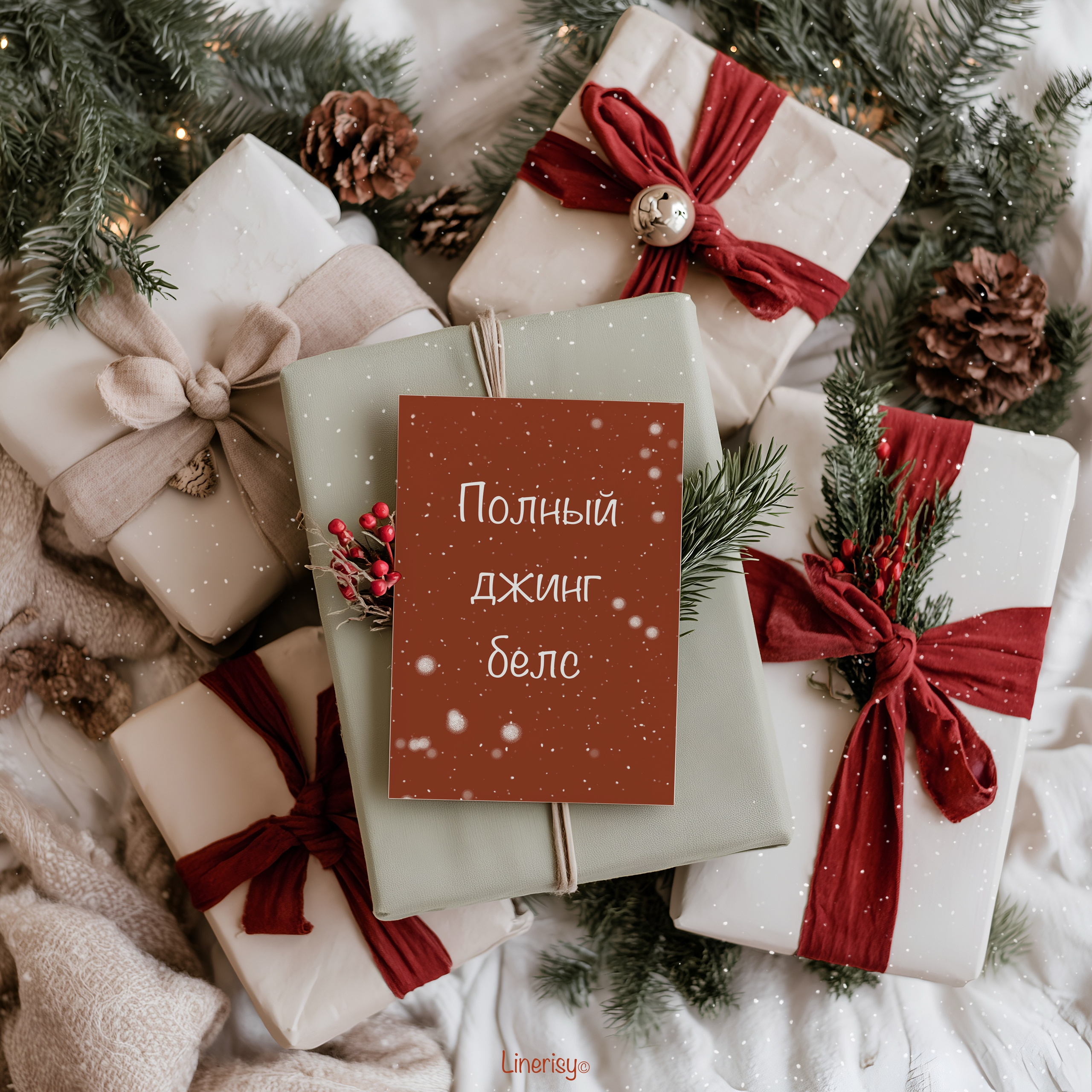 Новогодний набор открыток. Художник-иллюстратор Евгения Бекренёва