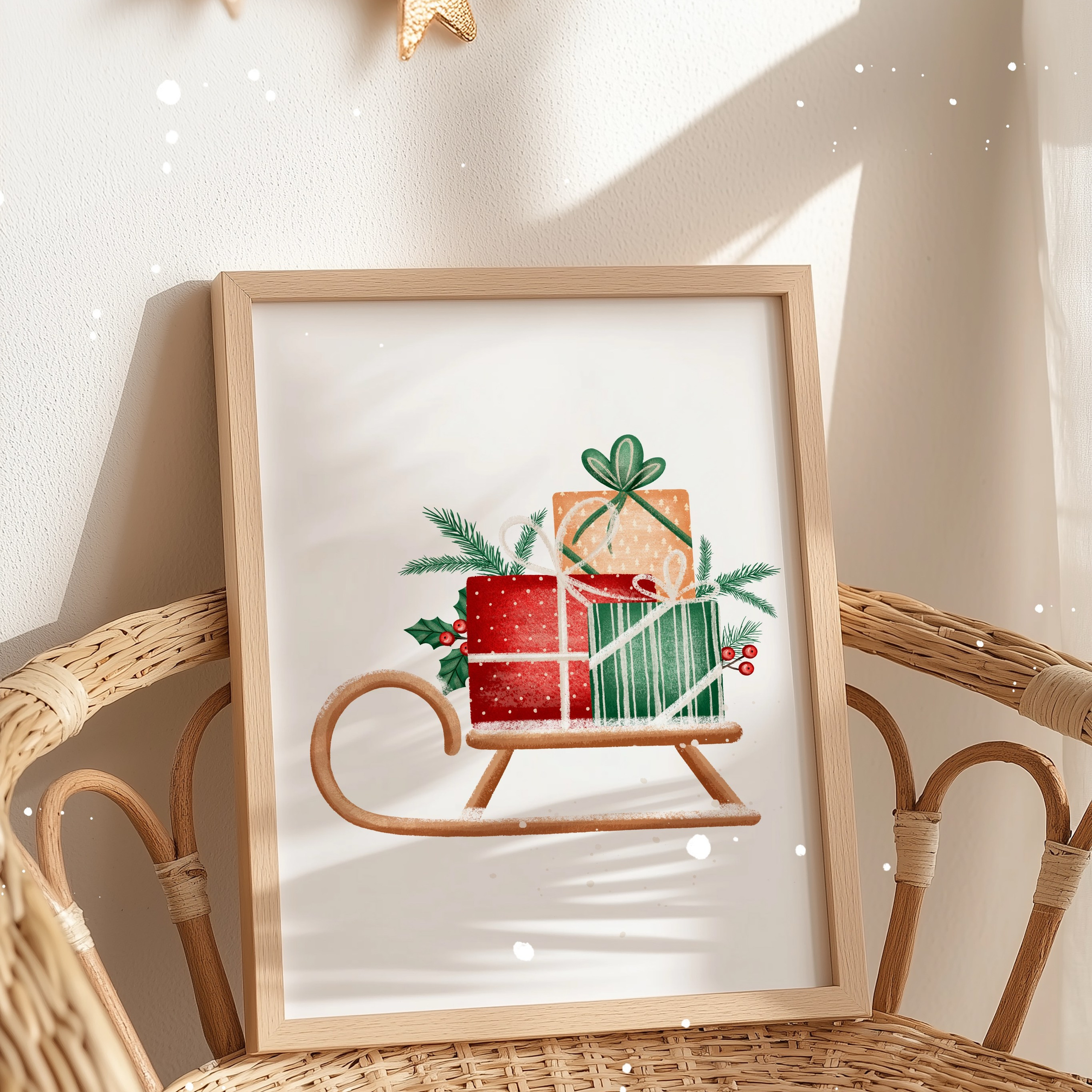 Графическая коллекция «С Новым годом, Мишка». Художник-иллюстратор Евгения Бекренёва